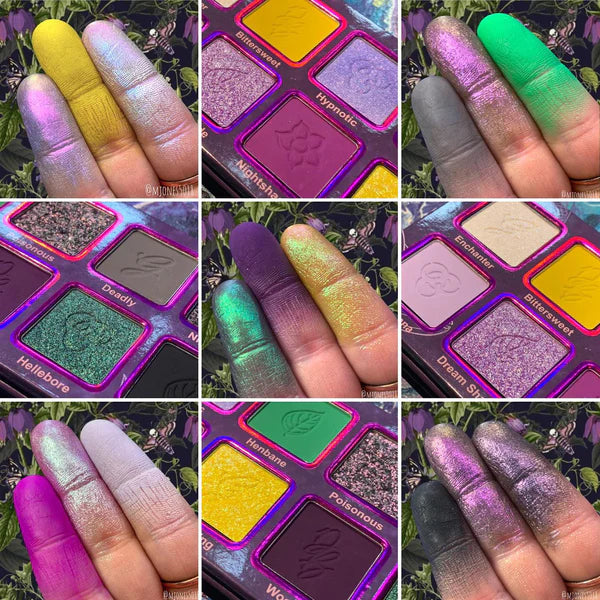 Best Nightshade Eyeshadow Palette - 12 Highly Pigmented Matte & Shimmer Shades for Day & Night Makeup Looks | Perfect for Parties, Weddings & Special Occasions