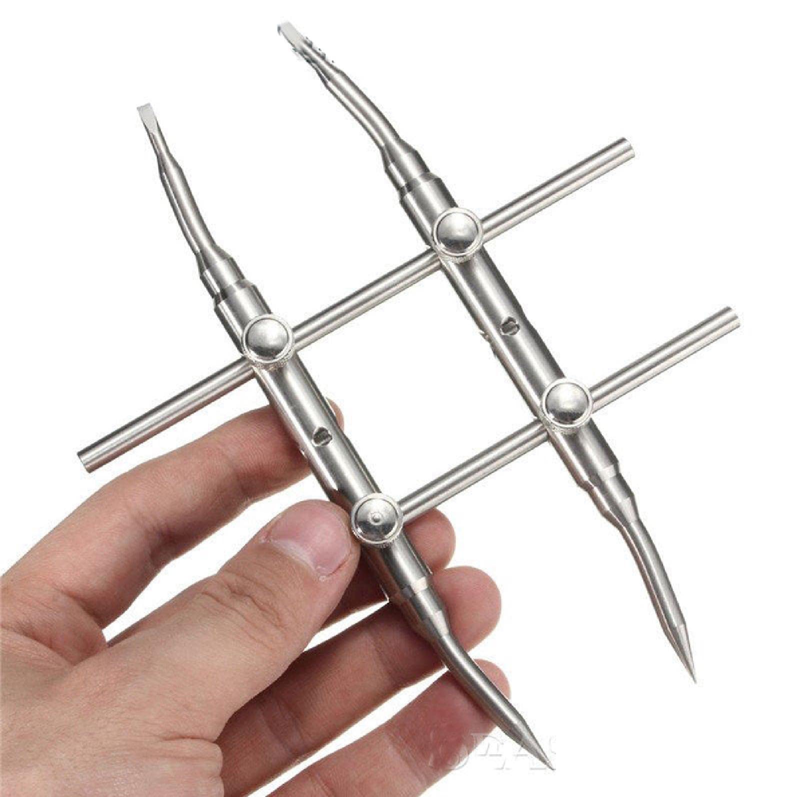 DAGIJIRD Camera Lens Repair Spanner Wrench Tool Kit - Adjustable 10-120mm for DSLR, Mirrorless & Vintage Lens Repair - Professional Camera Maintenance & Cleaning Equipment