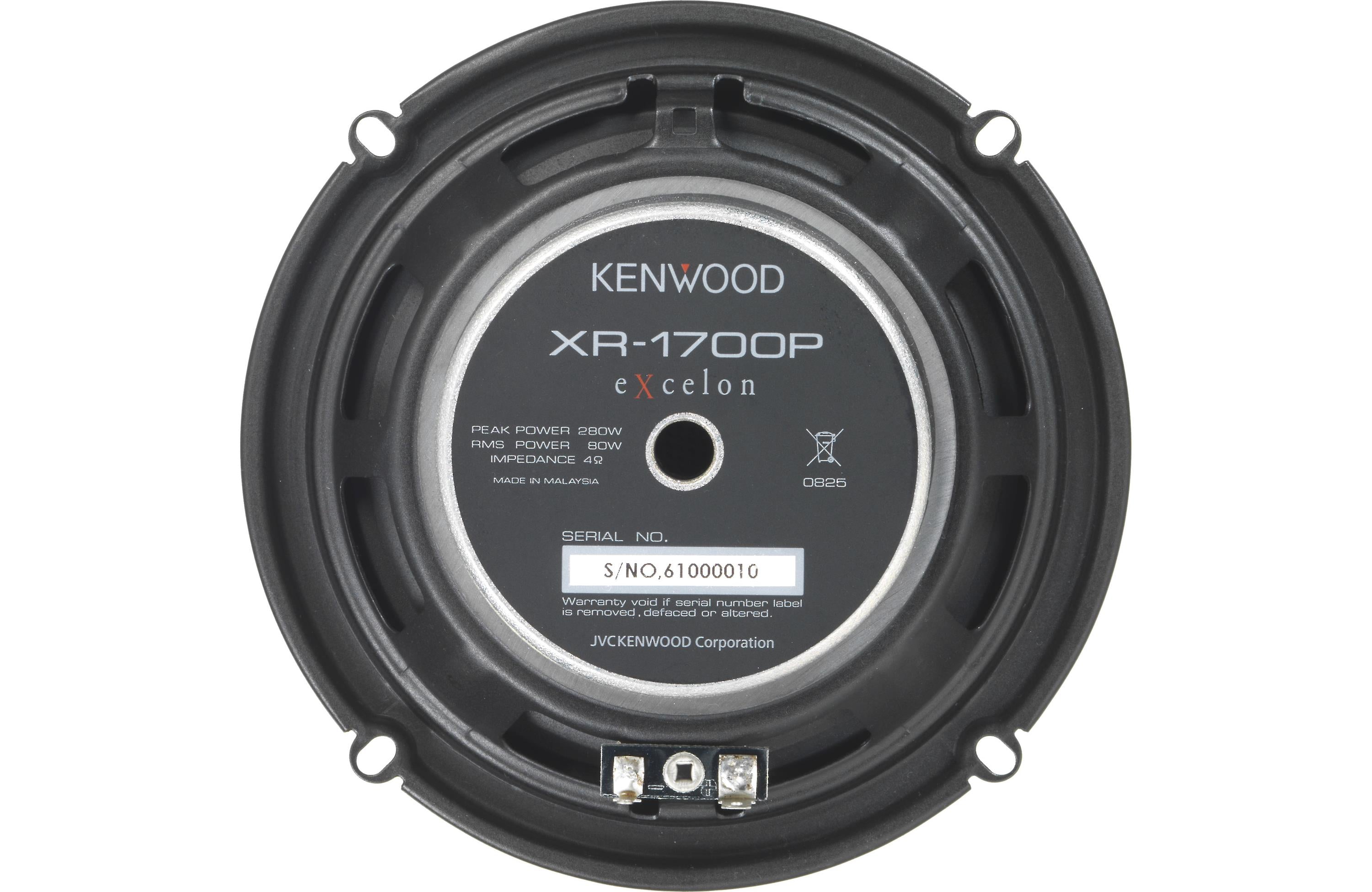 Kenwood Excelon XR 1700P XR Series 6.5