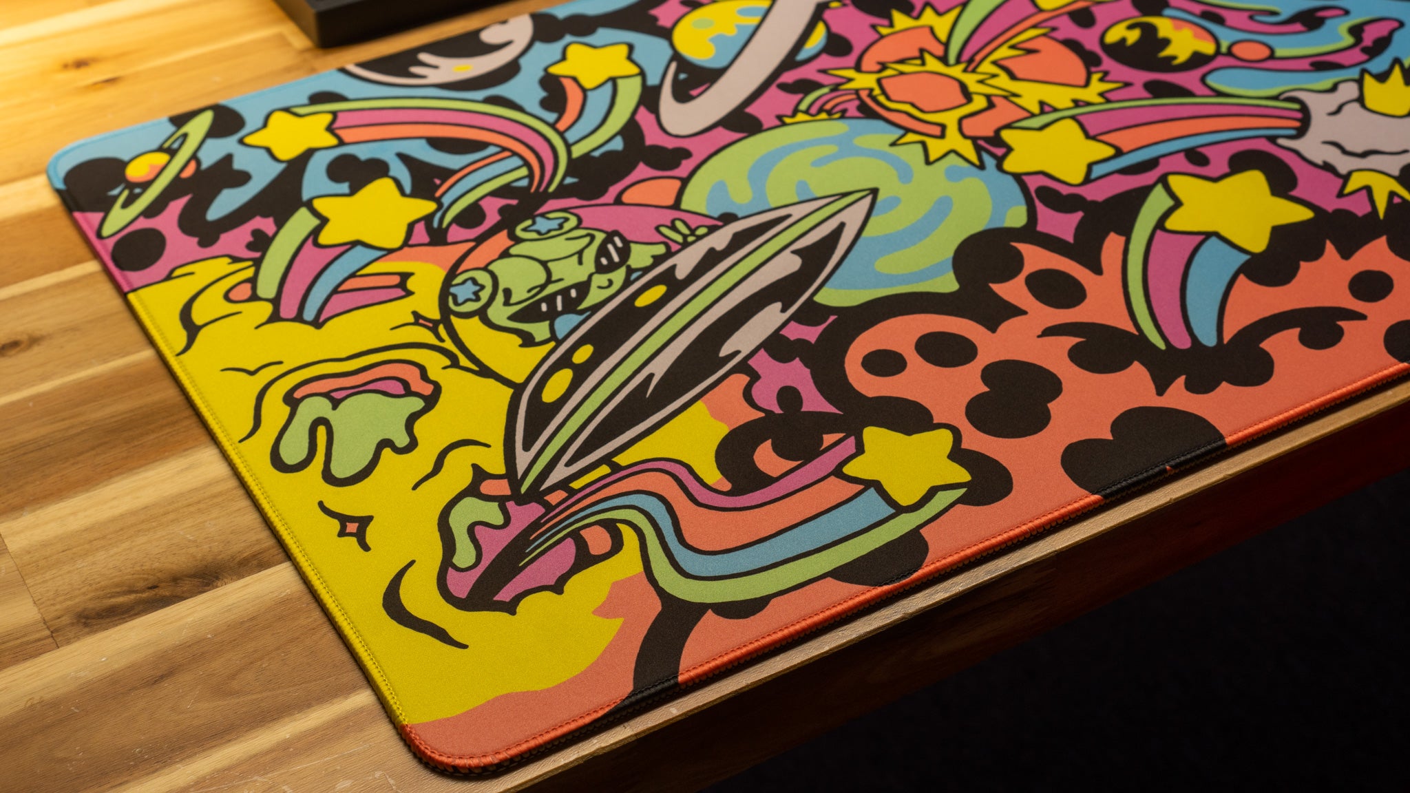 Gabi Belle Karaoke on the Moon Gaming Mouse Pad - Content Creator Collaboration Desk Mat for Streaming & Gaming Setup