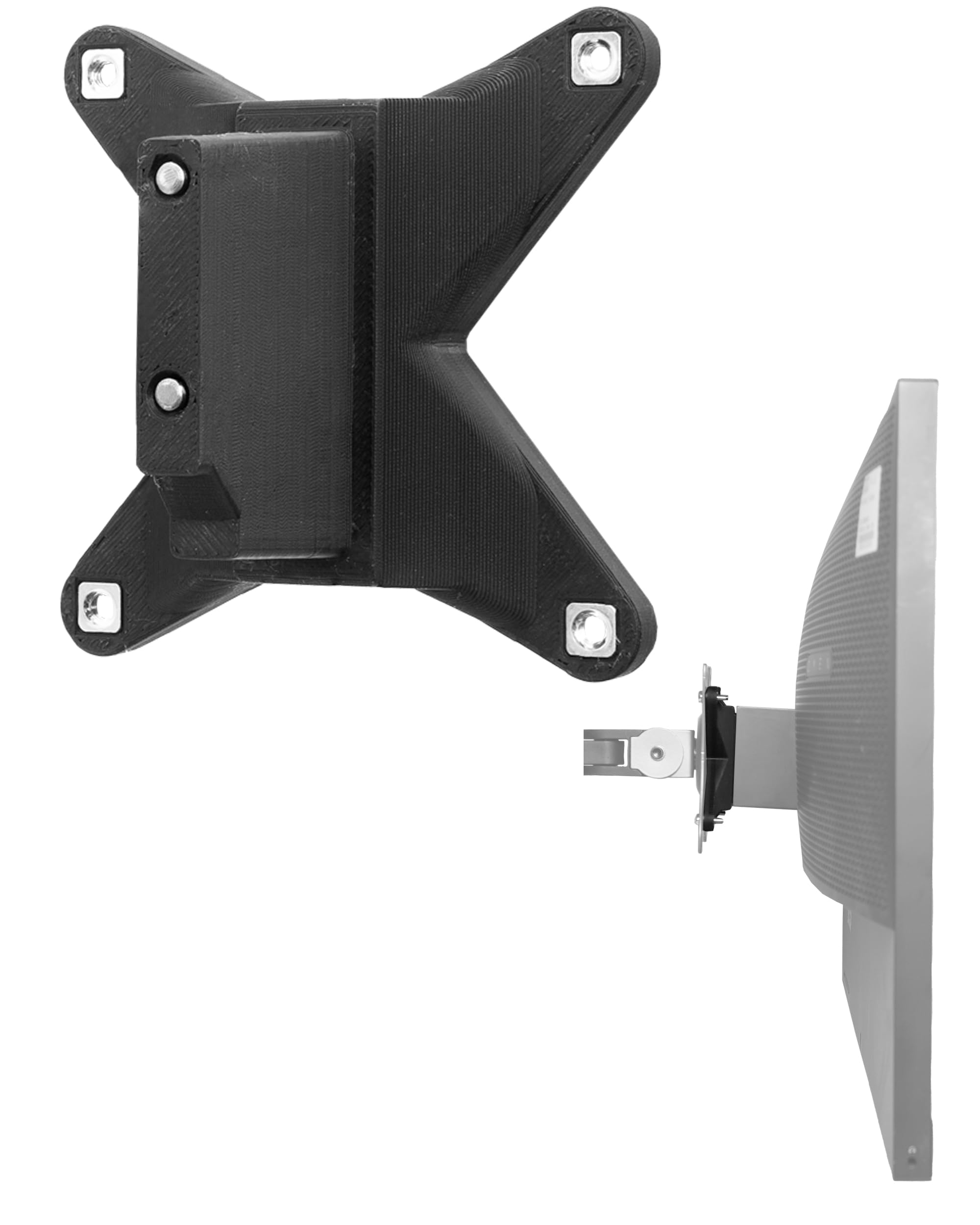 HP Omen 27/X27 VESA Adapter 75x75mm - Mount for Non-VESA Monitors - Gaming & Office Setup