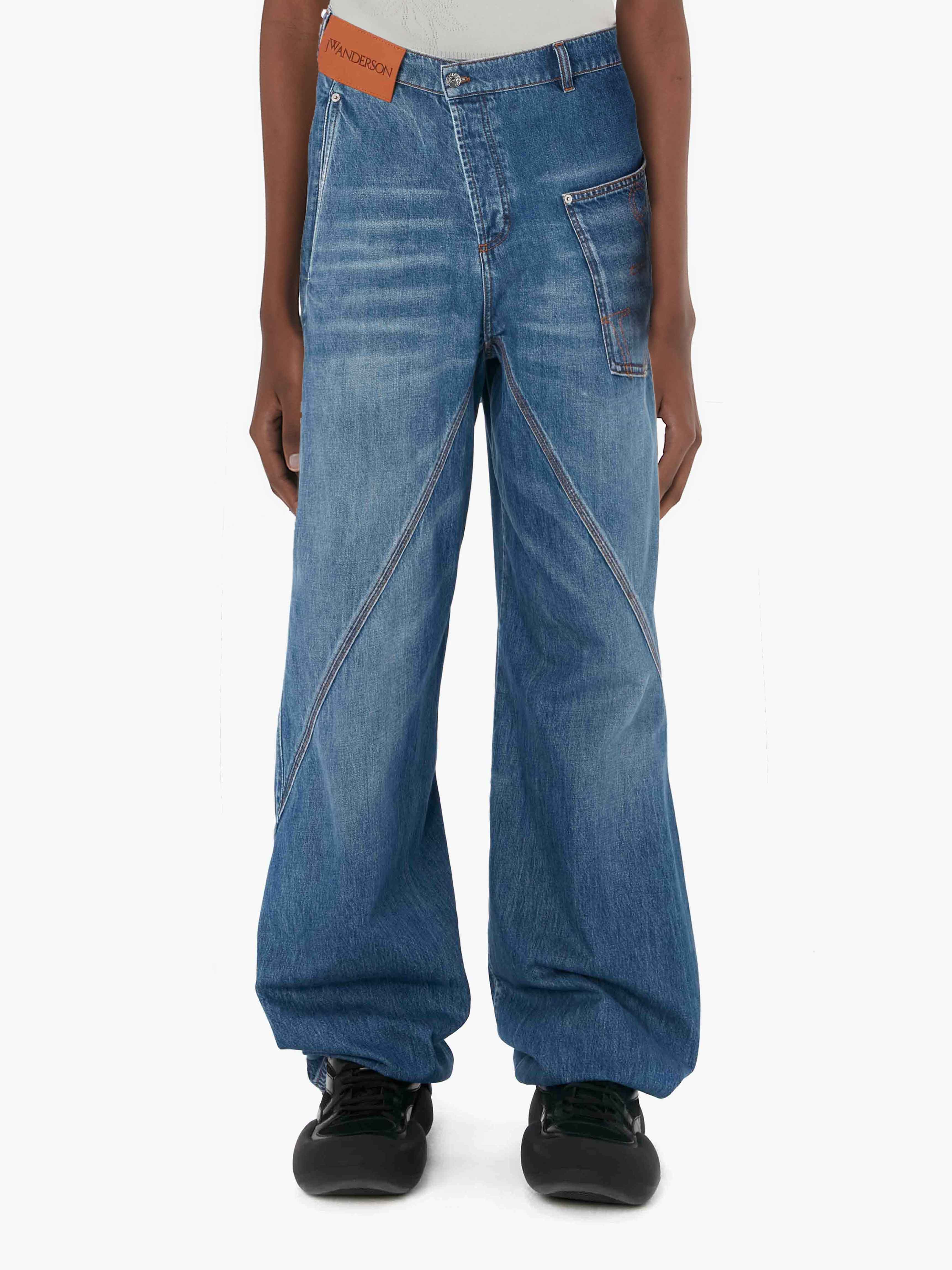 Twisted Workwear Denim Jeans for Men - Durable & Stylish Work Pants for Construction, Farming & Outdoor Activities