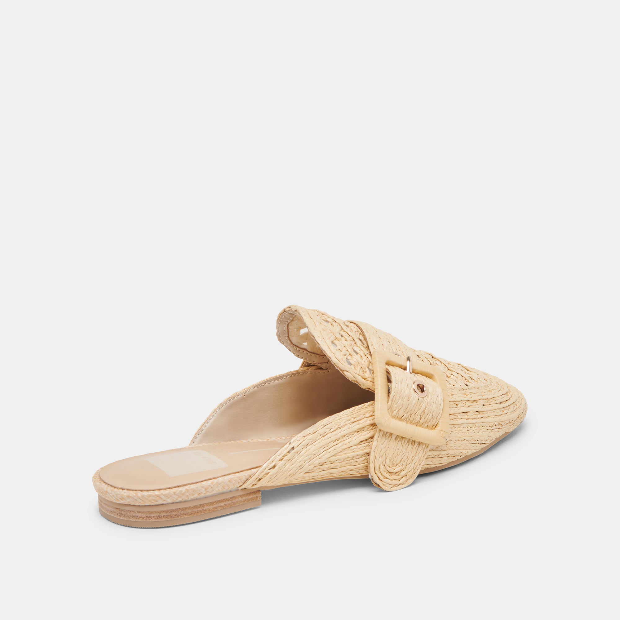 SIANNA FLATS Natural Raffia Women's Comfortable Sandals - Perfect for Beach, Vacation, and Summer Outfits
