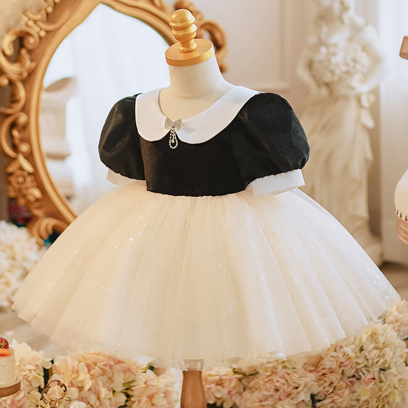 Elegant Summer Baby Girl Birthday Fluffy Party Princess Dress - Cute Toddler Princess Gown for Birthday Party, Photo Shoot & Special Occasions