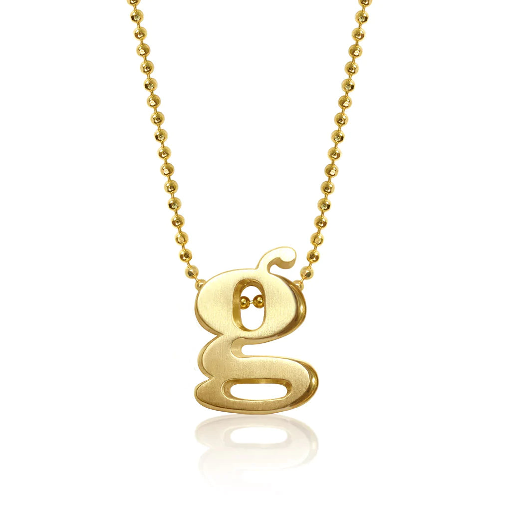 14K Yellow Gold Alex Woo Little Autograph Pendant Necklace - Elegant Personalized Jewelry Gift for Women, Perfect for Anniversaries, Birthdays & Special Occasions