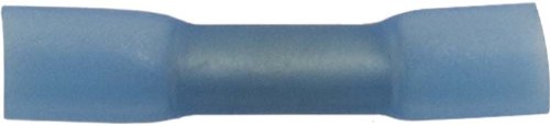 50 Pack Blue Heat Shrink Butt Connectors 16-14 AWG - Waterproof Electrical Wire Connectors for Automotive, Marine & DIY Projects
