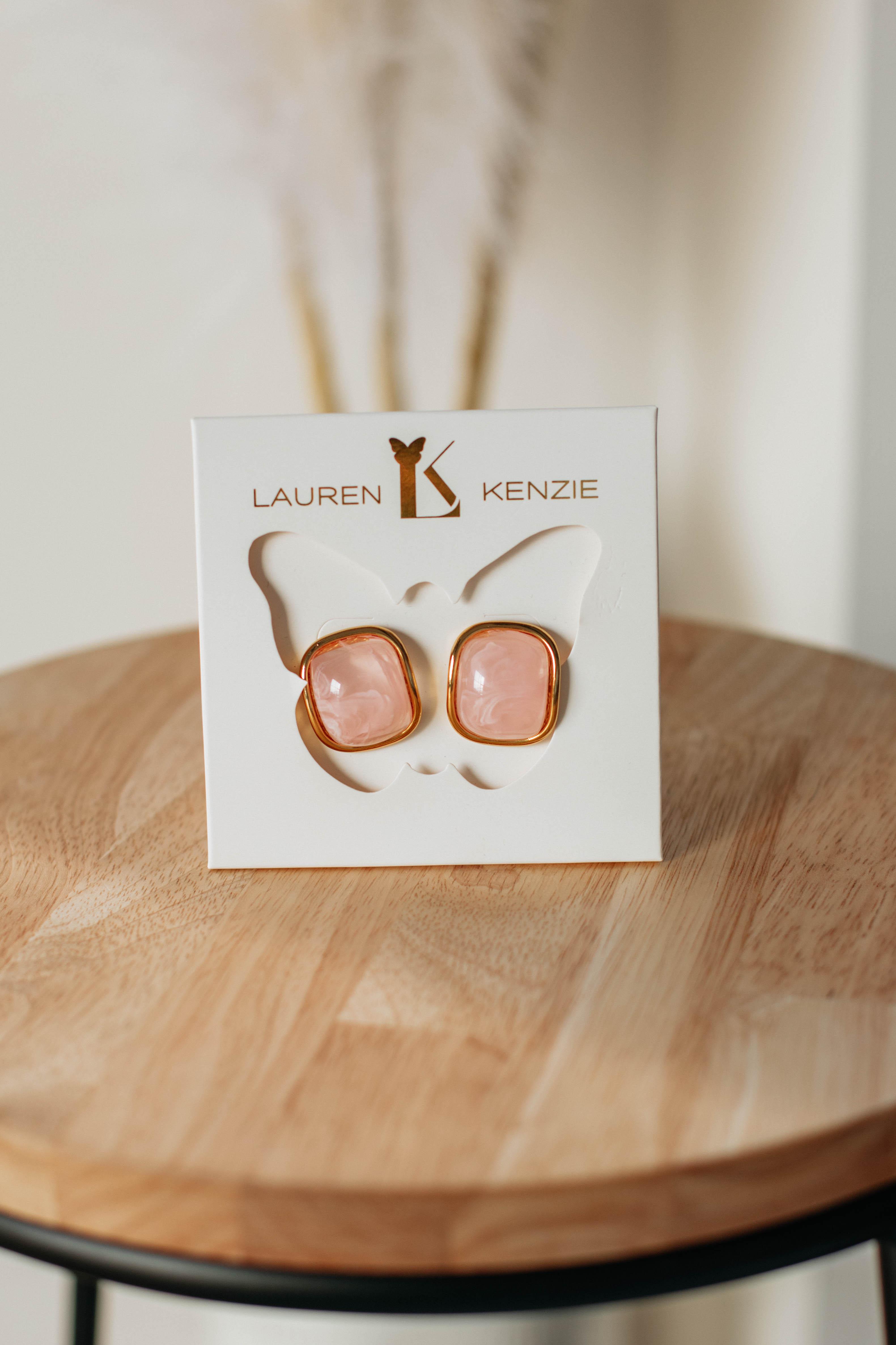 Admired Effect Earrings - Elegant Blush Pink Dangle Earrings for Women | Perfect for Weddings, Parties & Everyday Wear