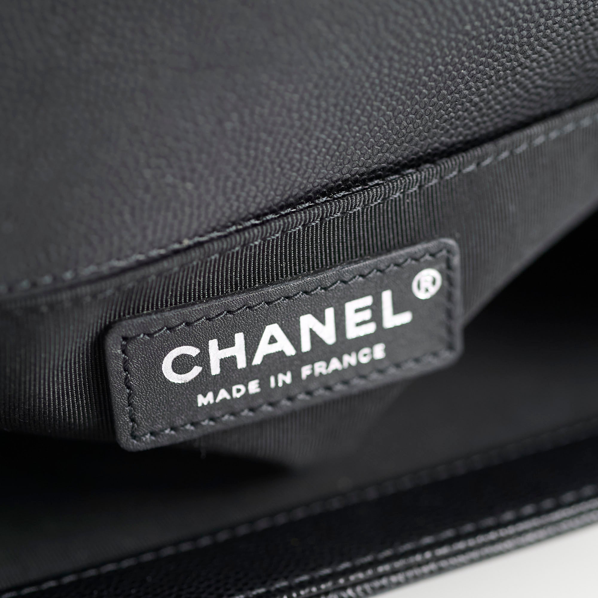 Chanel Caviar Old Medium Boy Bag Black 28cm - Luxury Designer Handbag for Women, Perfect for Evening Parties & Special Occasions