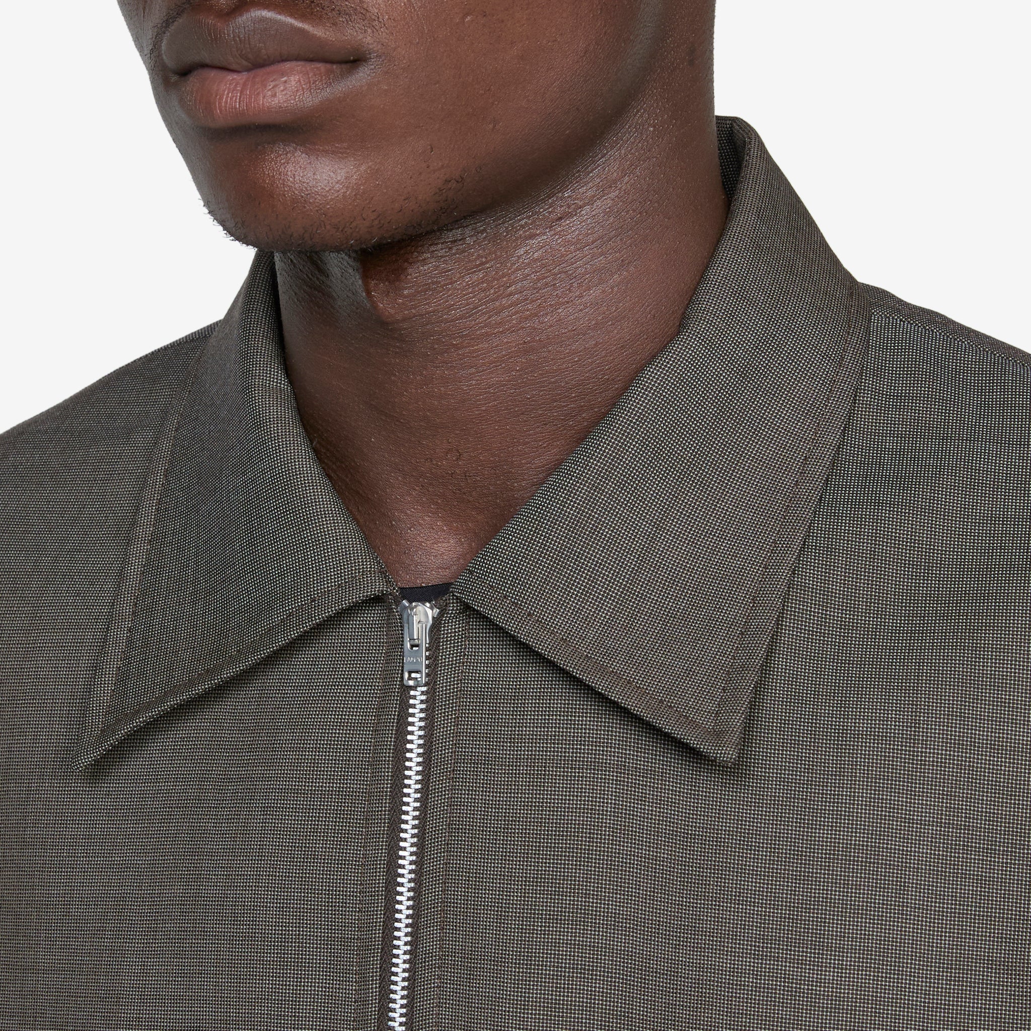 Mini Jacket Grey Atom Check Wool - Stylish & Warm Winter Coat for Women & Men - Perfect for Office, Travel & Outdoor Activities