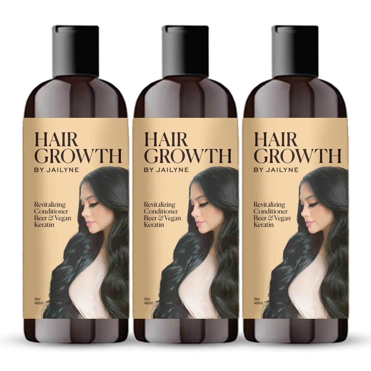Jailyne Ojeda Hair Growth Conditioner with Biotin & Keratin - Deep Nourishing & Strengthening Treatment for Thicker, Longer Hair - Made in USA - Perfect for Daily Hair Care & Damaged Hair Repair