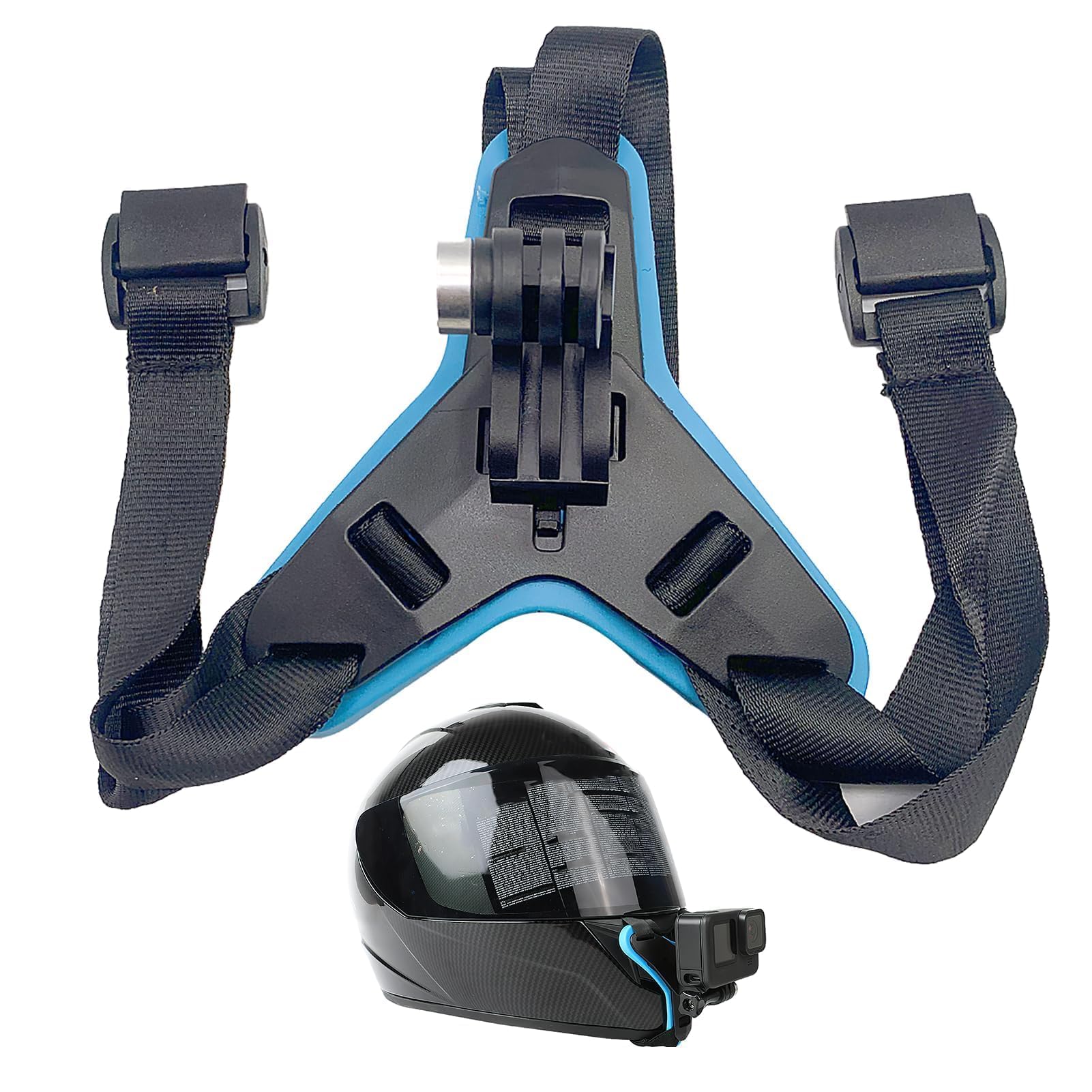 Hero 9/8/7/6 Motorcycle Helmet Chin Mount - Insta360 Camcorder Bracket for Action Shots