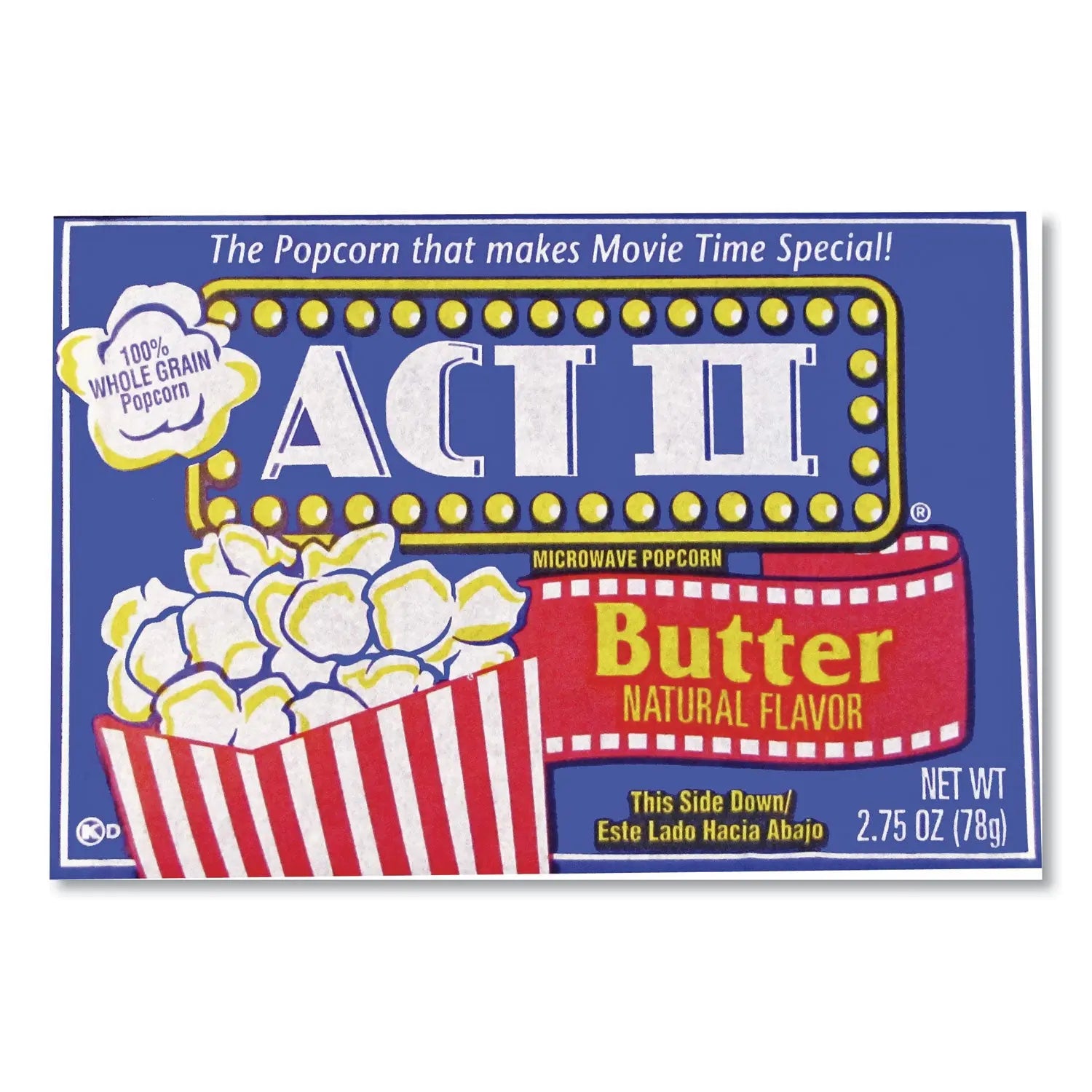 Act II Butter Microwave Popcorn - 2.75 Oz Bags (Pack of 36) | Perfect for Movie Nights, Snack Time & Office Breaks