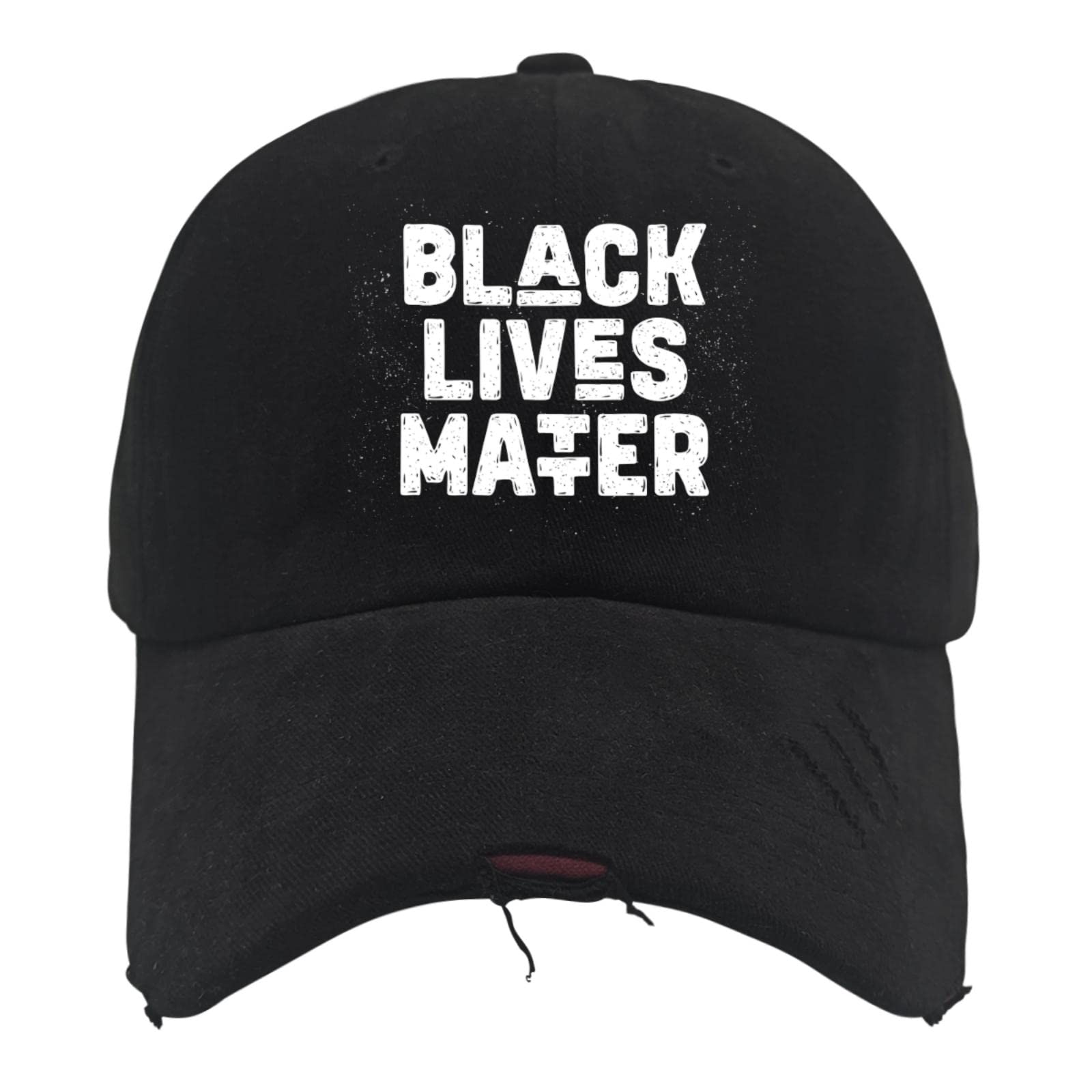 Trendy Unisex Baseball Cap - Cotton Flex Fit Adjustable Hat for Men & Women - Black Lives Matter Design - Perfect for Golf, Running & Outdoor Activities