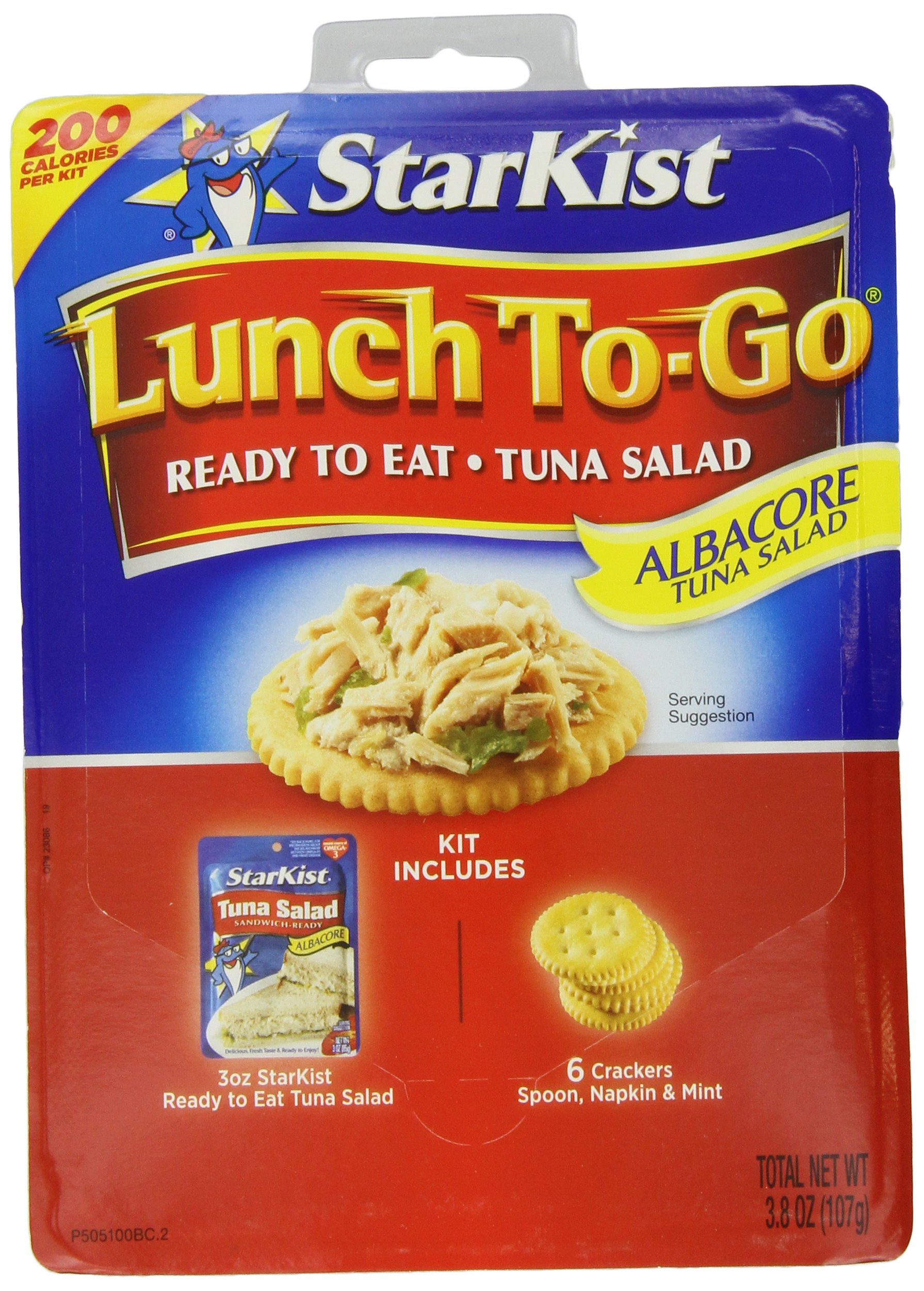 StarKist Albacore Tuna Salad Lunch To-Go Kit - 3.8 Oz Pouch (Pack of 12) | Ready-to-Eat Protein Snack for Office, School & Outdoor Activities