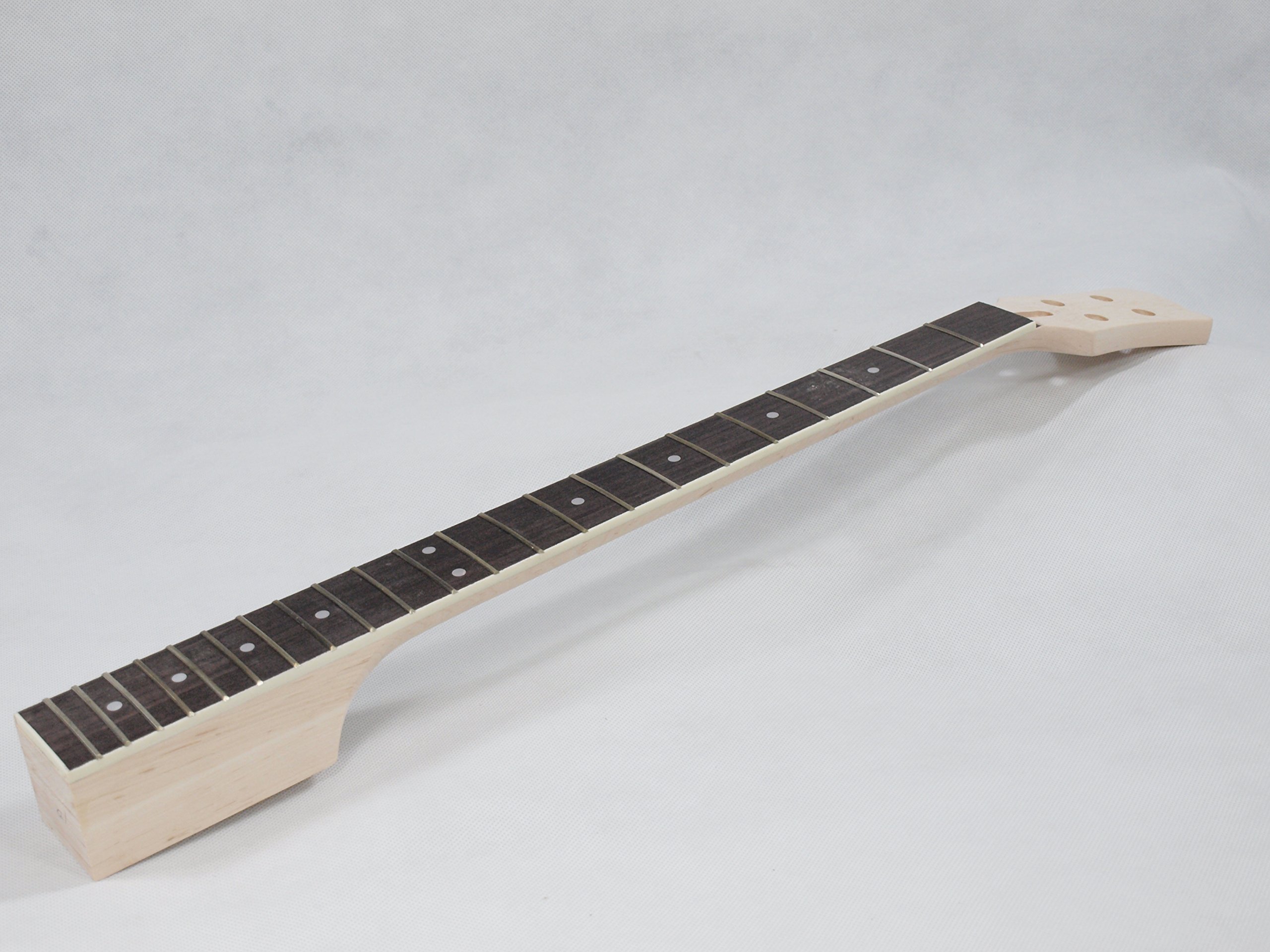 DIY Beatles Style Bass Guitar Kit - Maple Body & Neck - VBK-1 for Beginners & Musicians - Perfect for Home Studio, Live Performances & Music Education