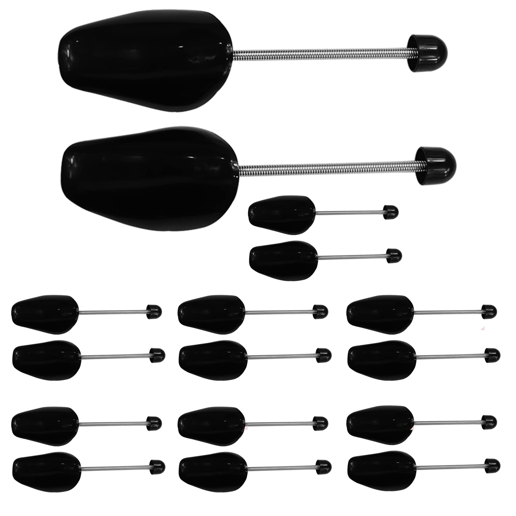 Premium Plastic Shoe Trees for Sneakers & Boots - Men's Shoe Stretcher & Crease Preventer | Maintain Shape for Dress Shoes, Casual Sneakers & Work Boots
