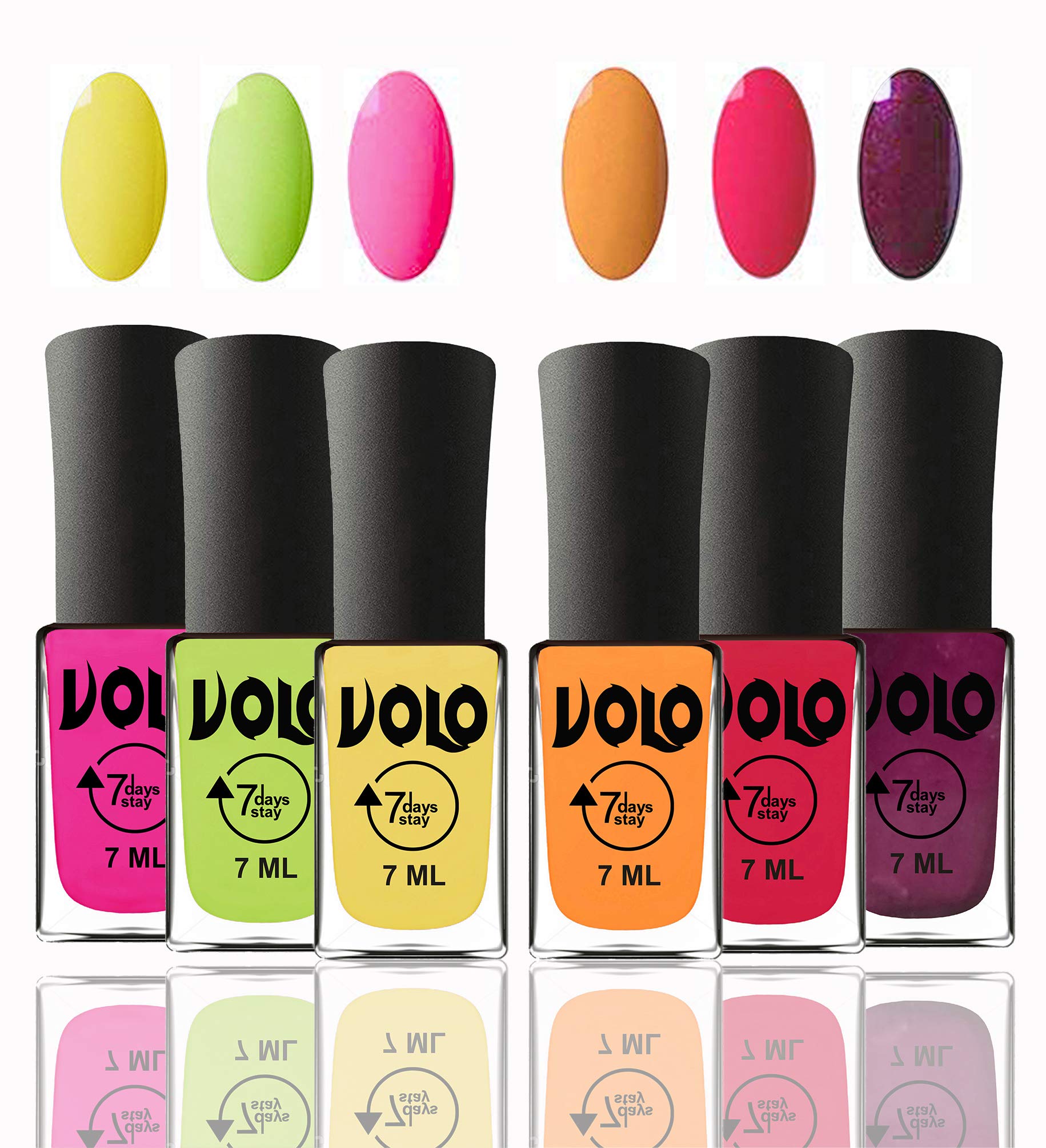 Volo 12-Piece Nail Polish Set - Long Lasting, Non-Toxic Gel Nail Polish Kit with 12 Vibrant Colors for Salon-Quality Manicures at Home | Perfect for Parties, Weddings & Everyday Wear