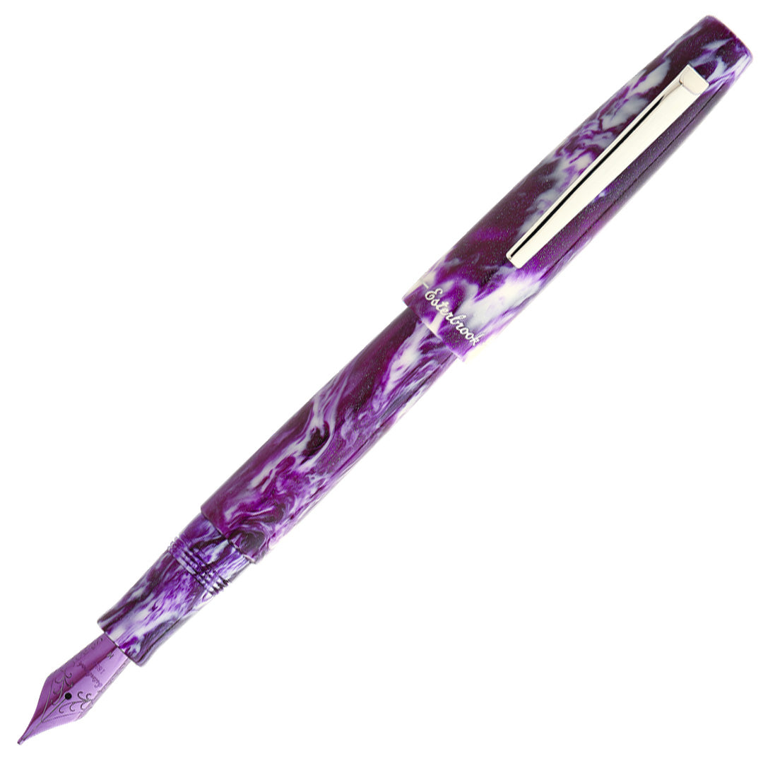 Esterbrook Camden Fountain Pen - Northern Lights Limited Edition (Purple) - Premium Writing Instrument for Calligraphy, Journaling & Gifts - Inspired by Alaska Aurora