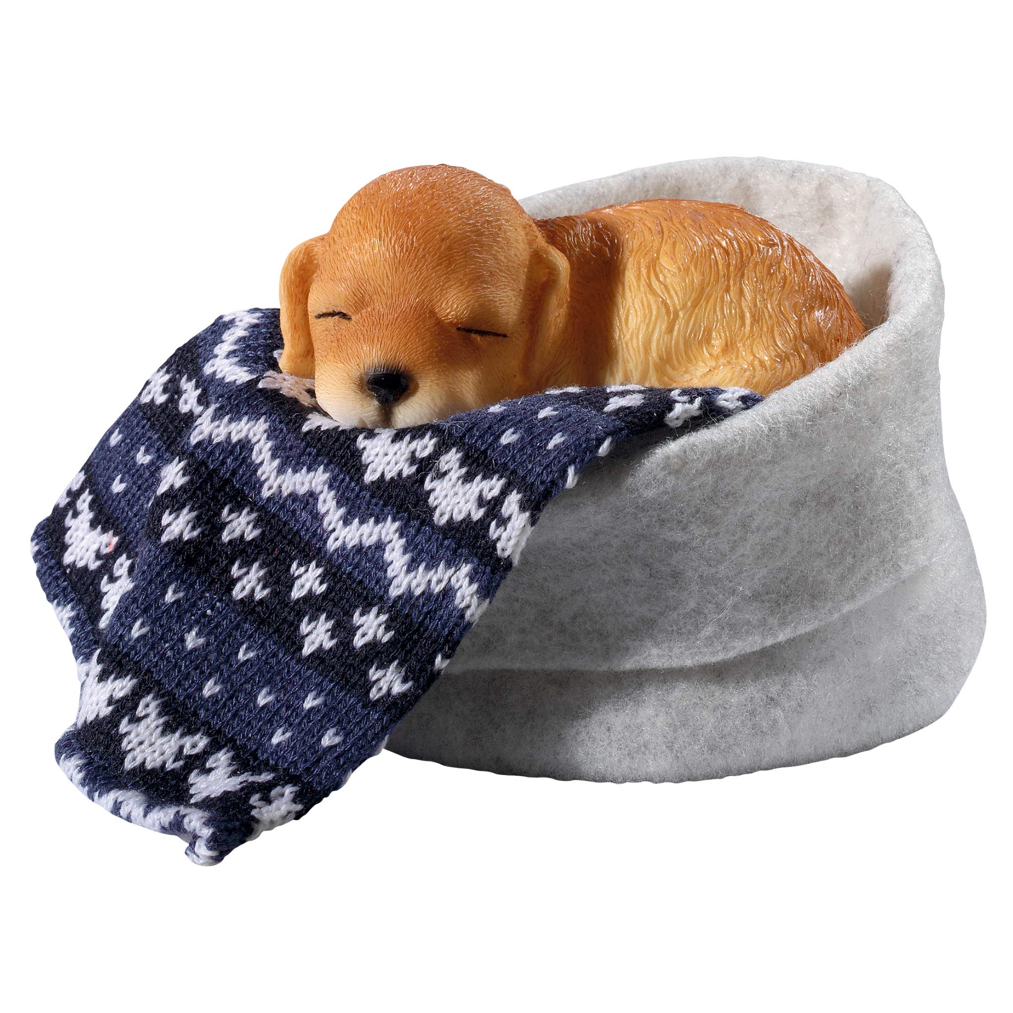 Design Toscano Labrador Sleepy Time Puppy Statue with Cozy Dog Bed - 6