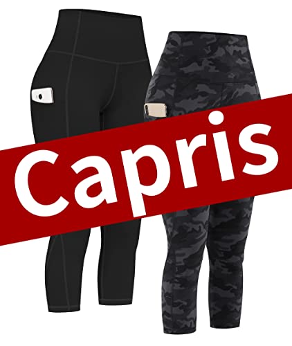 Capris Black & Black Camo
