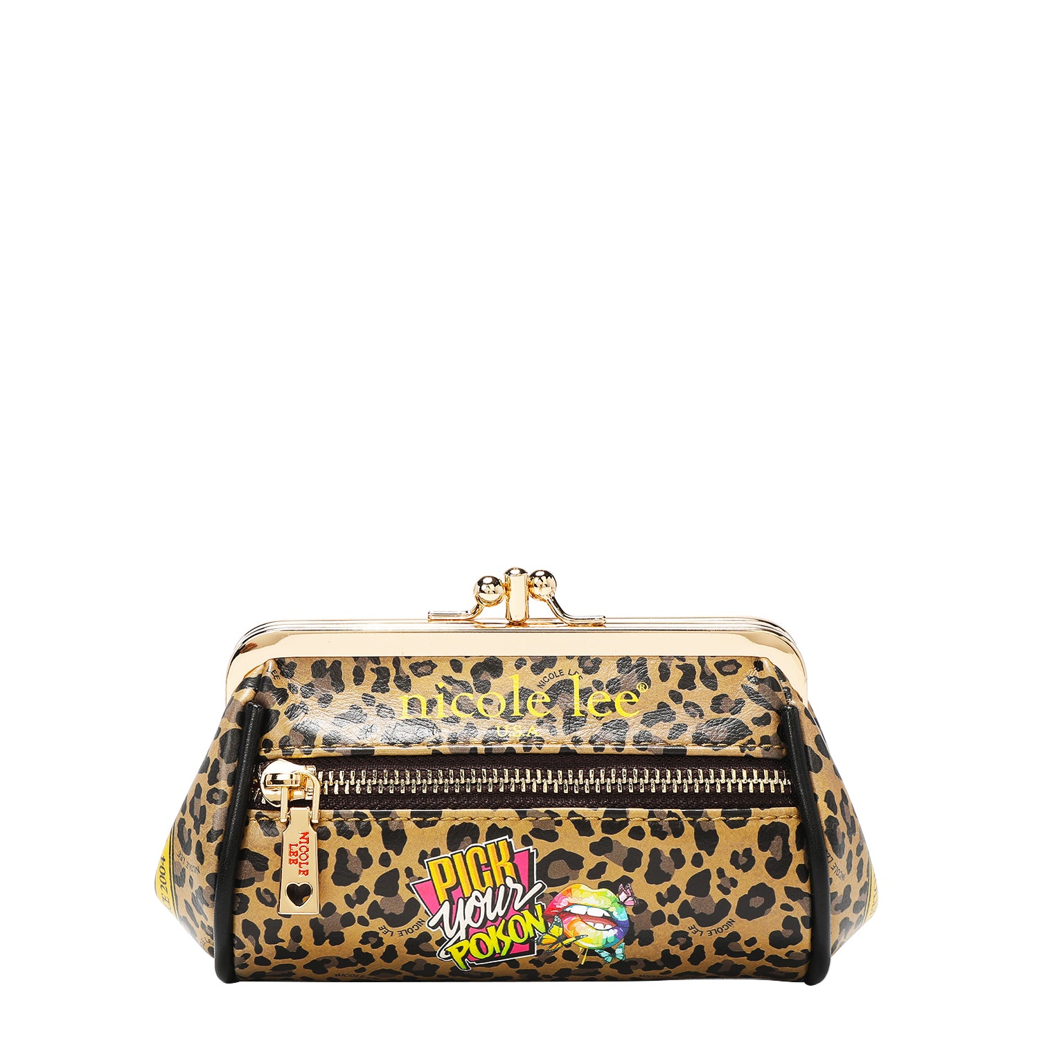 Mini Kiss Lock Coin Purse Wristlet - Small Leather Wallet for Women - Perfect for Coins, Cards & Cash - Ideal for Parties, Travel & Everyday Use