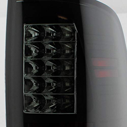 AKKON Black LED Tail Lights + 3rd Brake Light Set for 2009-2018 Dodge Ram 1500 2500 3500 - Left & Right Replacement - Enhanced Visibility & Safety for Night Driving & Towing