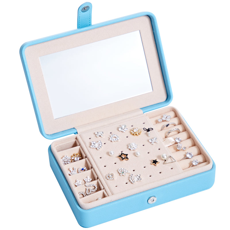 Multifunctional Jewelry Storage Box for Earrings, Rings & Necklaces - Perfect for Travel, Home Organization & Gift Giving