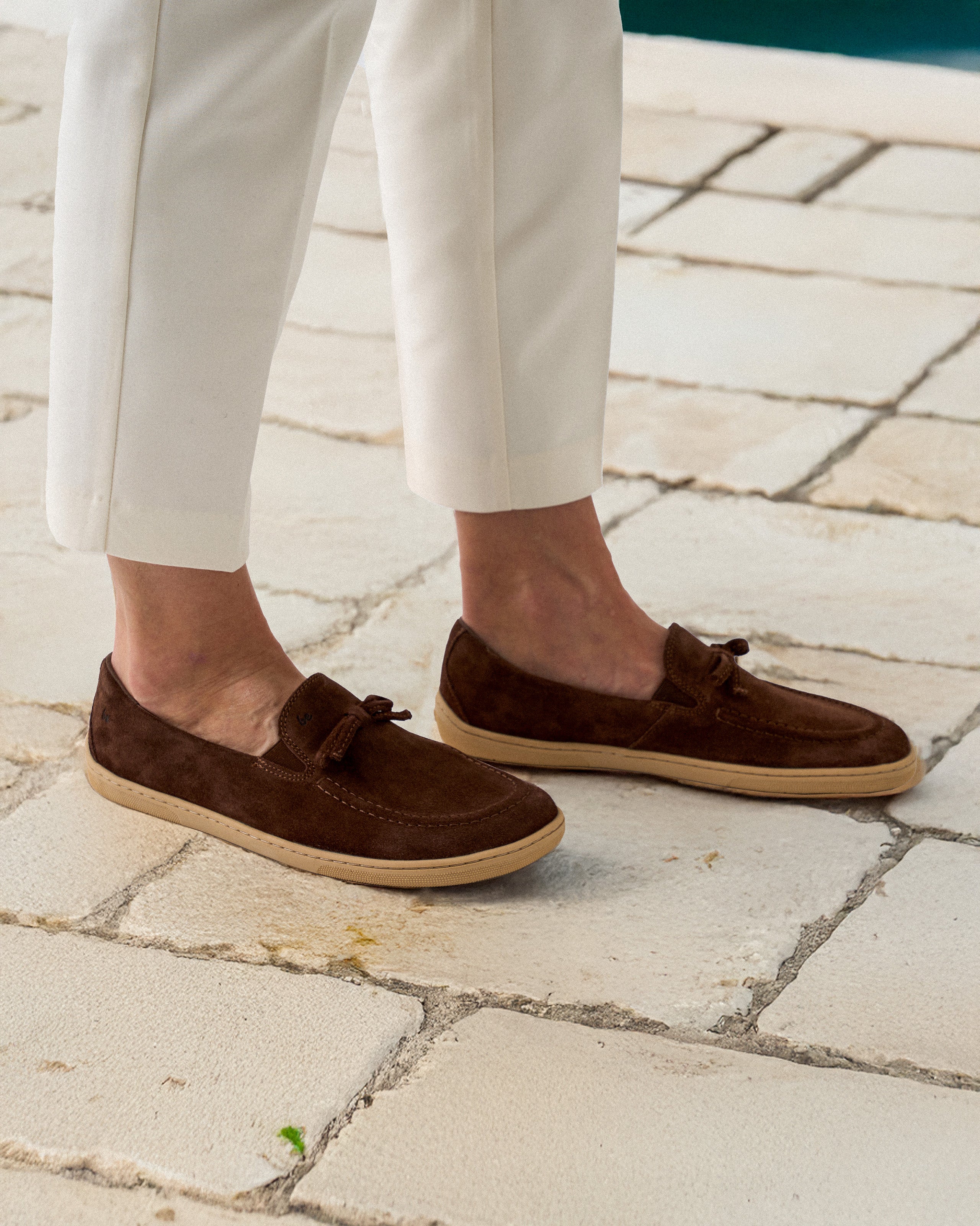 Barefoot Moccasins for Women - Be Lenka Aphrodite Soft Leather Minimalist Shoes in Dark Brown | Comfortable House Slippers & Indoor/Outdoor Walking Shoes