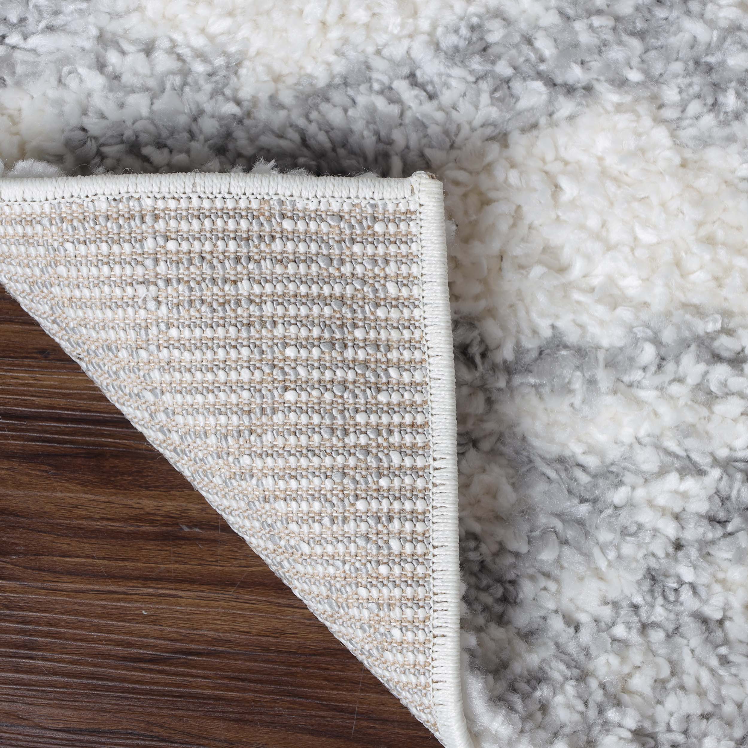 Bohemian Shag Area Rug - Soft Plush Geometric Design for Living Room, Bedroom & Nursery | Stylish & Cozy Home Decor