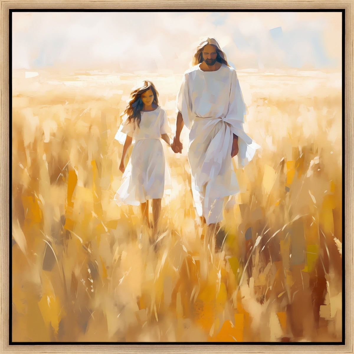 Come Follow Me Gallery Wrap - Premium Canvas Wall Art for Home & Office Decor - Perfect for Living Room, Bedroom, and Church Inspirational Decor