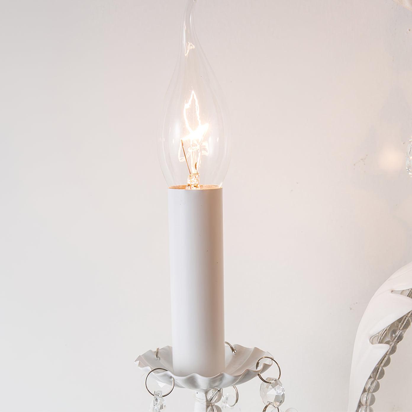 Modern Candle Holder Wall Lamp - Elegant Decorative Sconce for Home, Bedroom, Living Room & Wedding Decor - Perfect for Romantic Ambiance and Cozy Lighting