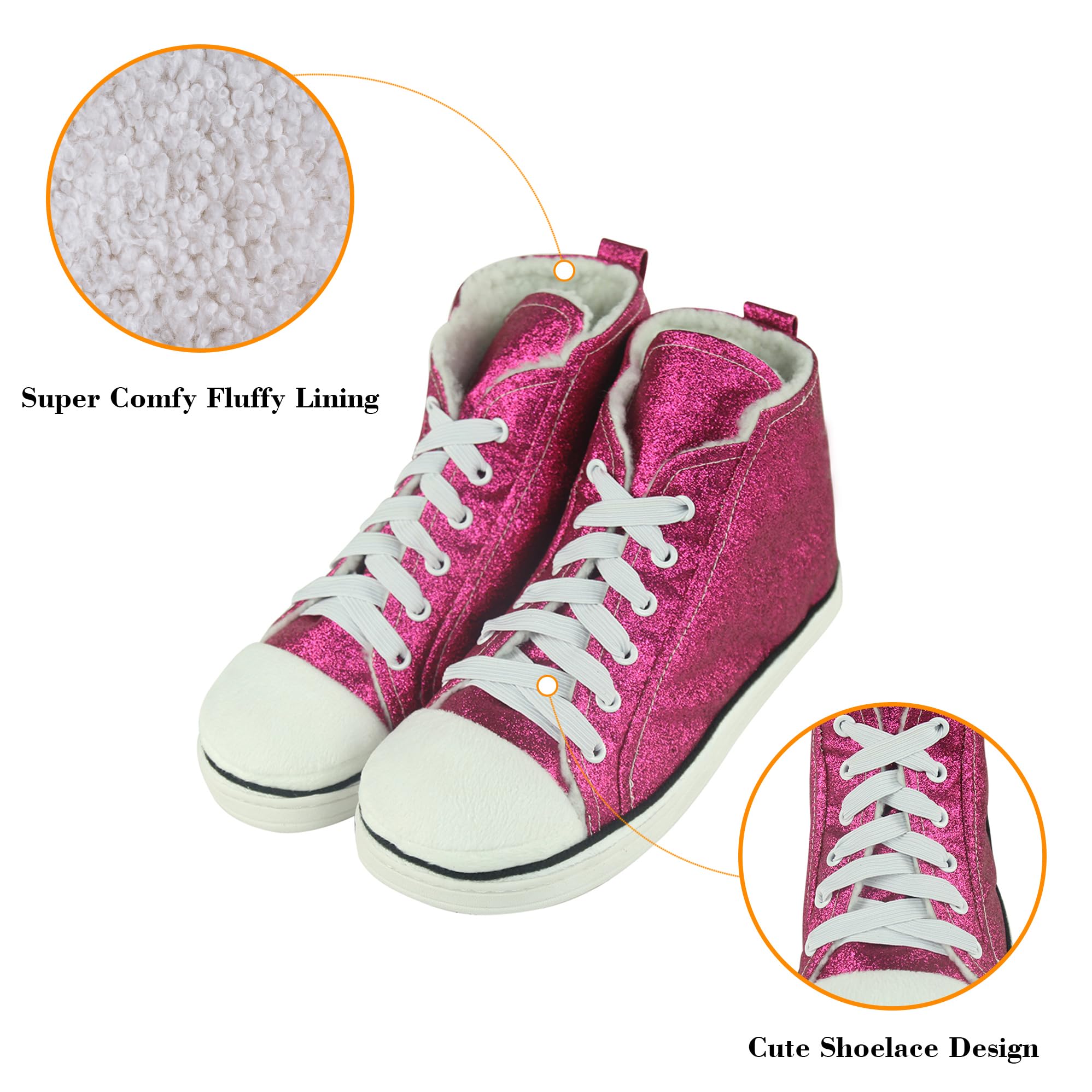 Cozy Women's Winter Slippers - Plush Fleece Lined Indoor/Outdoor House Shoes with Non-Slip Sole | Warm Bootie Style for Home, Office & Travel Comfort