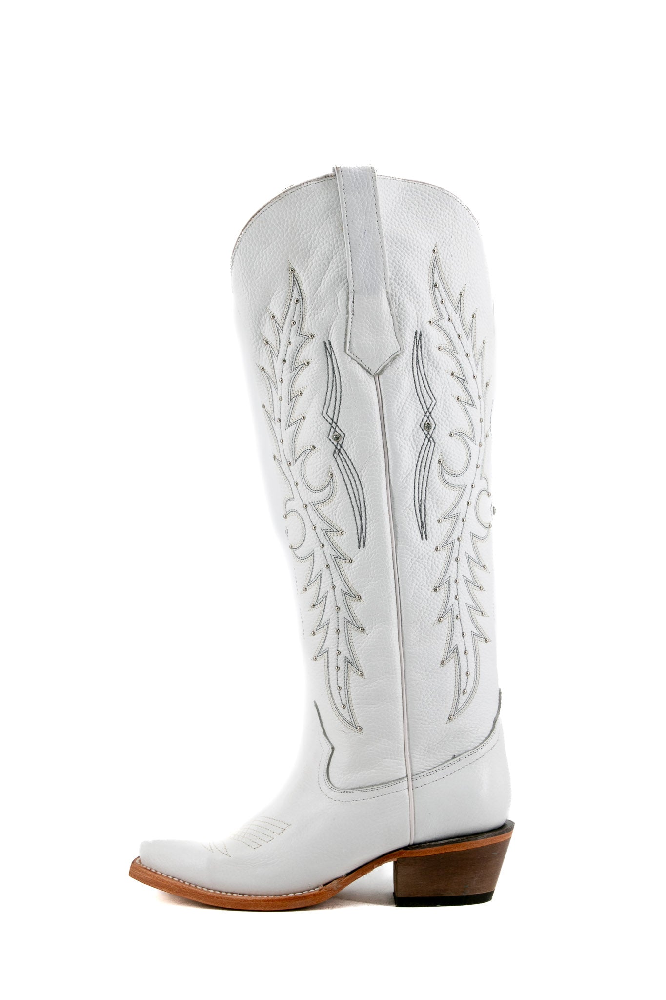 Paulina Women's Tall Wide Calf Cowgirl Boots - Comfortable Snip Toe Western Riding Boots for Country Dancing, Rodeo & Outdoor Activities