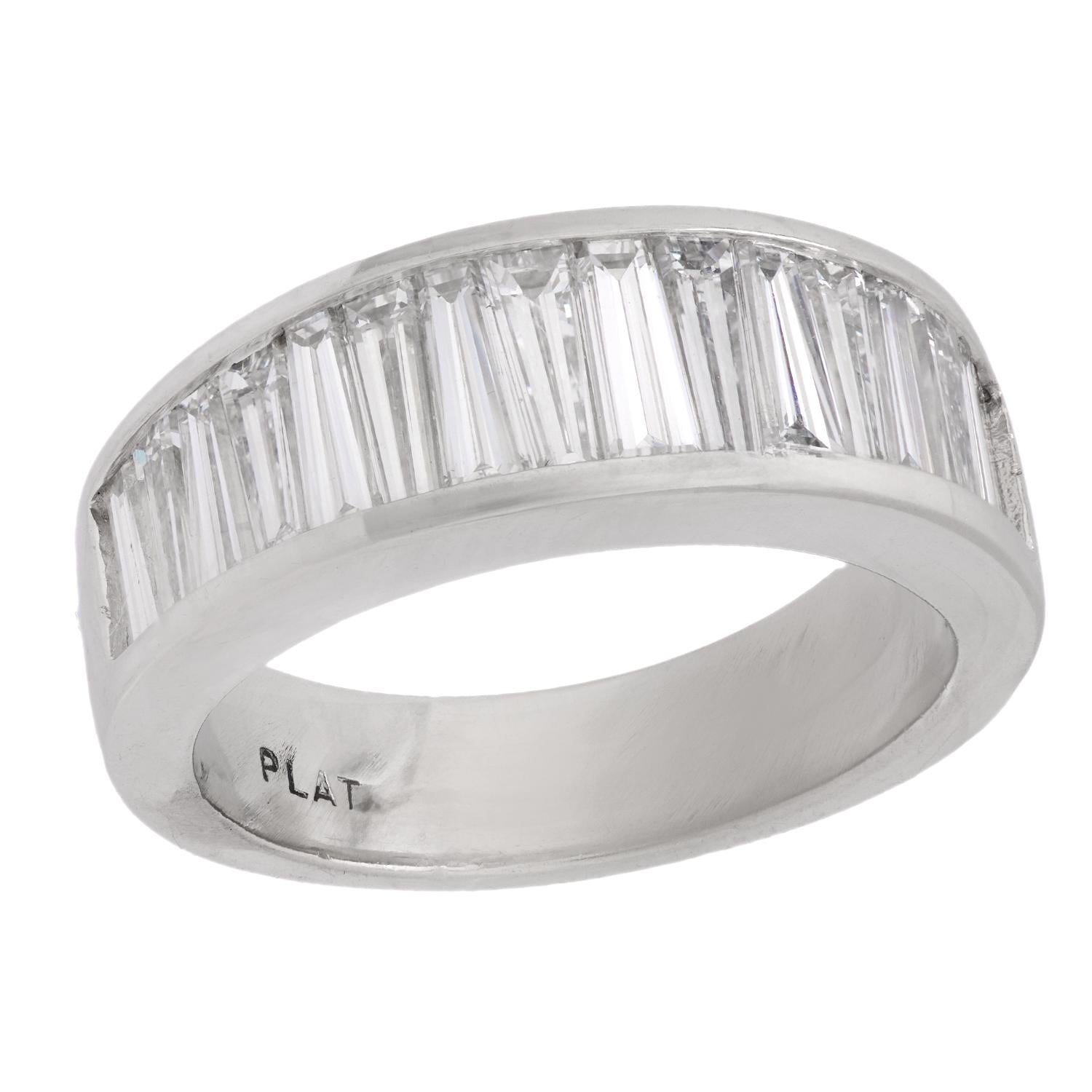Platinum Diamond Half Band Ring for Women - Elegant Wedding & Anniversary Jewelry Gift - Perfect for Engagements, Proposals & Special Occasions