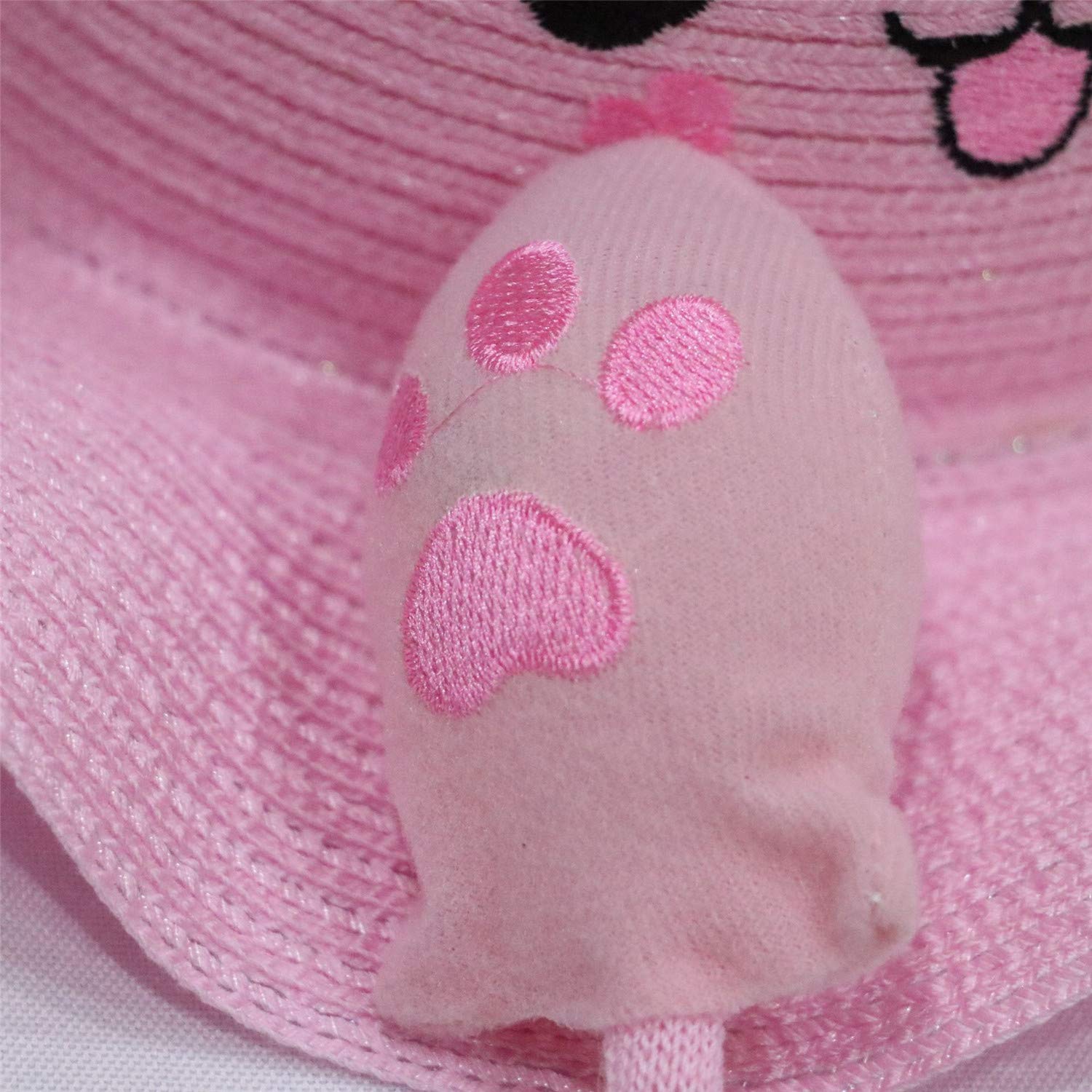JJEUWE Kids Bunny Fisherman Hats with Movable Ears - Cute Easter Bunny Costume Accessories for Girls Boys, Perfect for Easter Party, Spring Festival, Photo Props and Dress Up Play