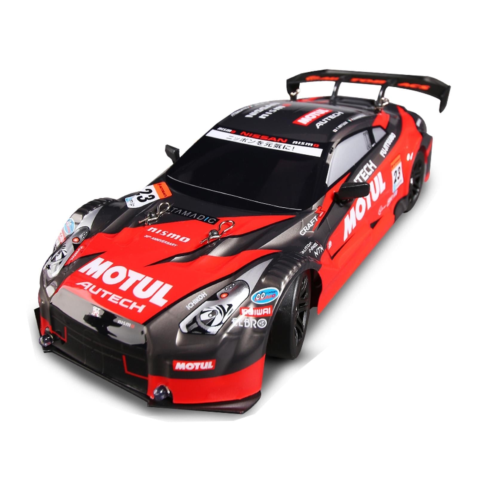 1:16 Scale 4WD Drift RC Toy Car with 2.4GHz Remote Control - Compact Design, Black - Perfect for Indoor Racing and Drift Practice