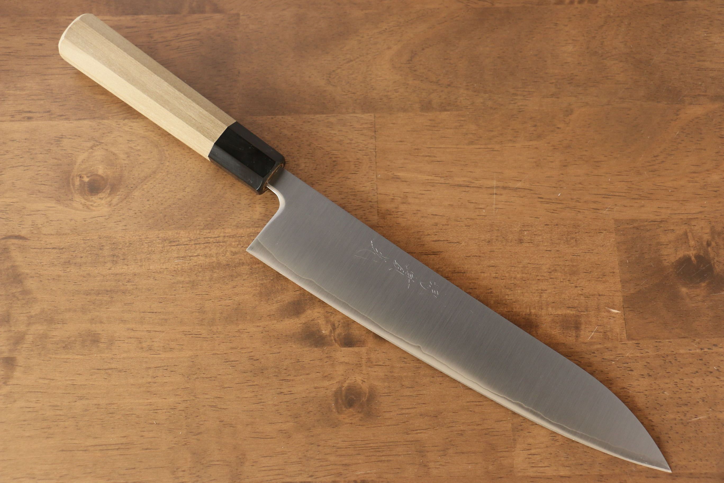 Premium Jikko SG2 Gyuto 240mm Japanese Chef Knife with Magnolia Wood Handle - Perfect for Sushi, Meat Slicing & Professional Kitchen Use