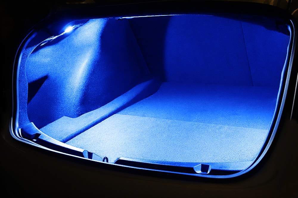 18 SMD Super Bright Blue LED Trunk Cargo Light Assembly for Honda Acura - Perfect for Nighttime Visibility & Car Interior Lighting
