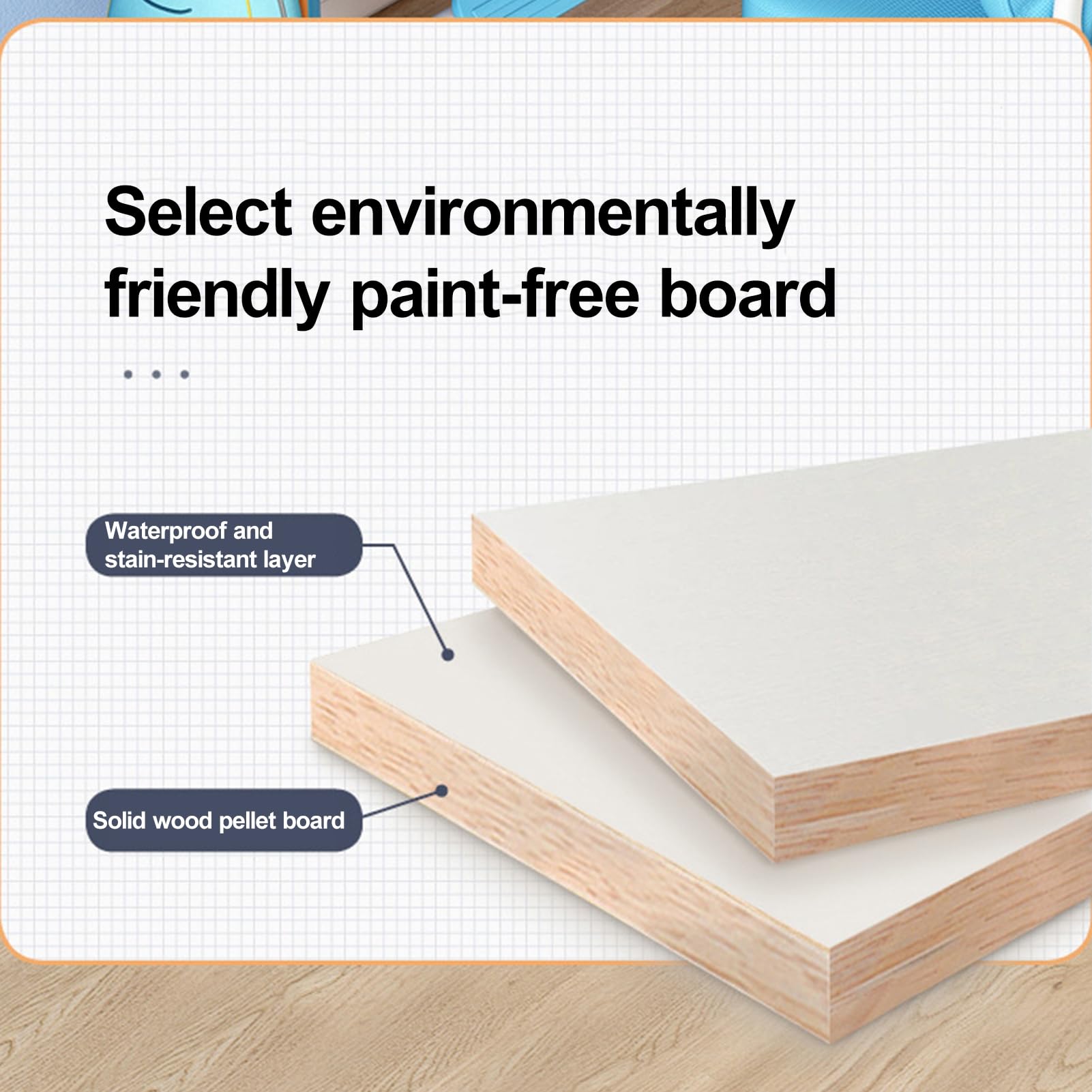 Adjustable Kids Study Desk and Chair Set with Large Writing Board, Bookshelf & Drawer - Blue | Ergonomic Children's School Furniture for Homework, Reading & Art Activities | Perfect Gift for Boys & Girls Bedroom or Classroom