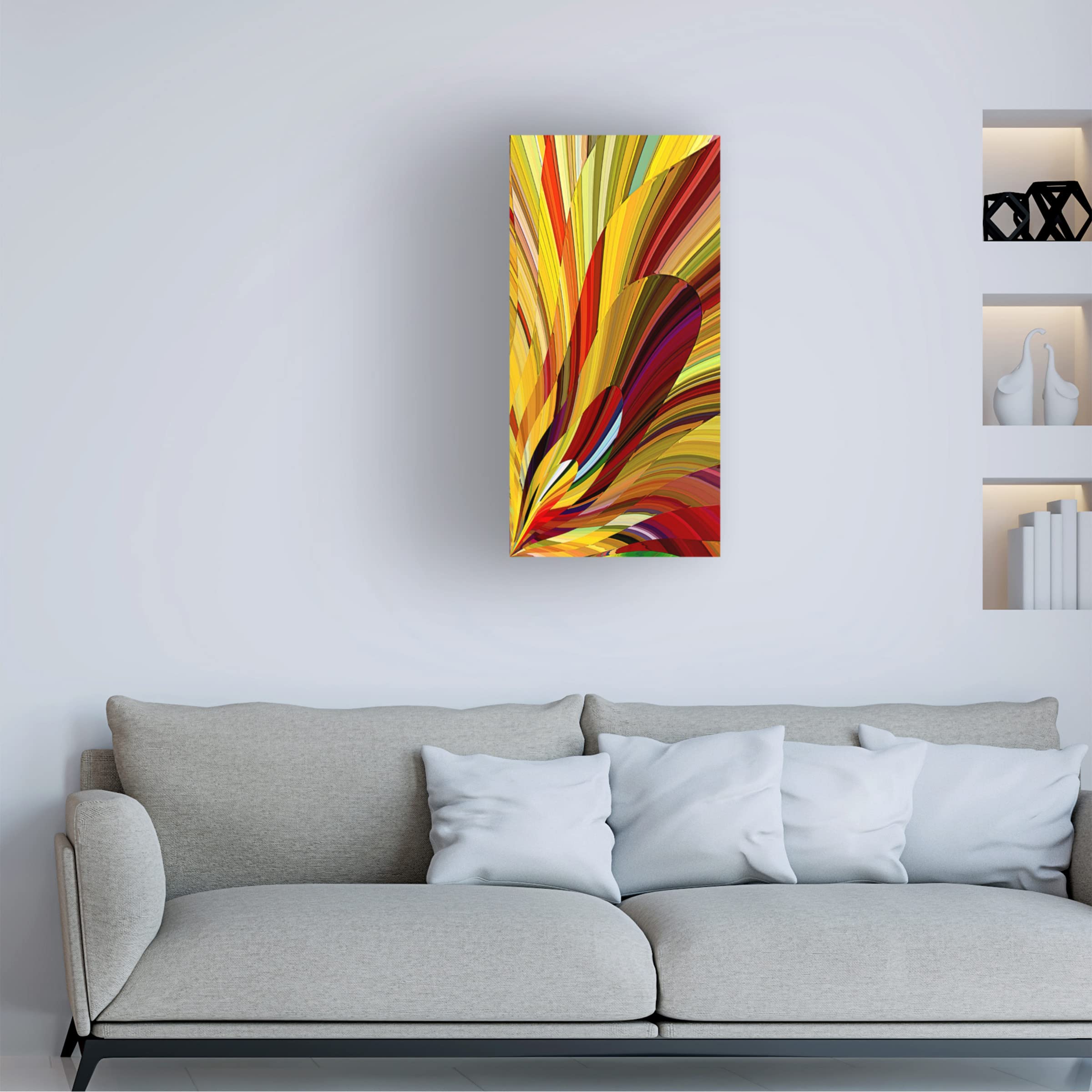 David Manlove 'Candle Flame' Canvas Wall Art Print - Modern Home Decor for Living Room, Bedroom & Office | Trademark Fine Art Collection