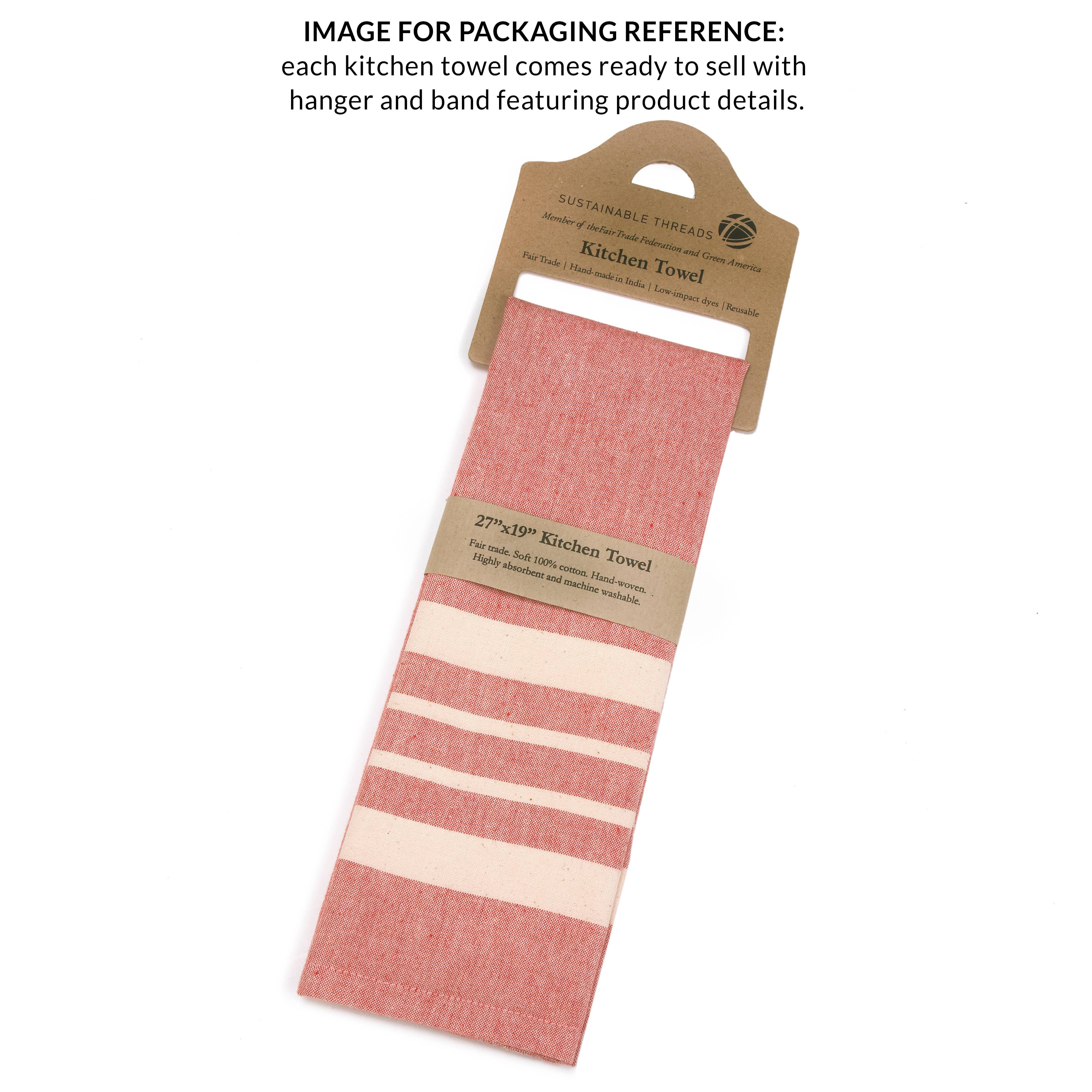 Premium SKY Kitchen Towels - 100% Handwoven Cotton Dish Towels for Drying Dishes, Cleaning & Decor - Eco-Friendly Absorbent Kitchen Linens for Cooking, Baking & Home Decor