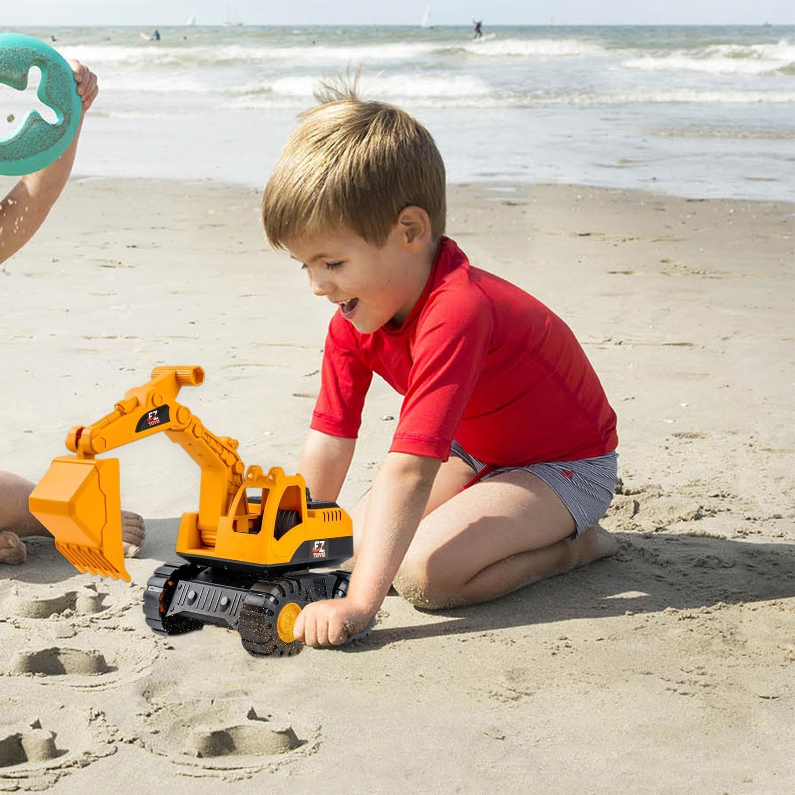 Best Construction Car Toys for Kids - Digger Toys, Engineering Vehicles Set with Wheel Loader, Dump Truck & Excavator | STEM Learning Toys for 3+ Year Old Boys | Perfect for Sandbox Play, Birthday Gifts & Pretend Play