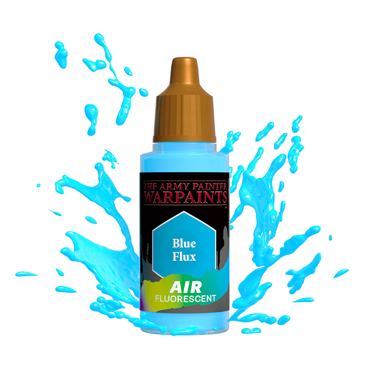 Warpaints Air Fluorescent Paint - Vibrant Blue Flux for Airbrush & Model Painting | Perfect for Miniatures, Cosplay & DIY Art Projects