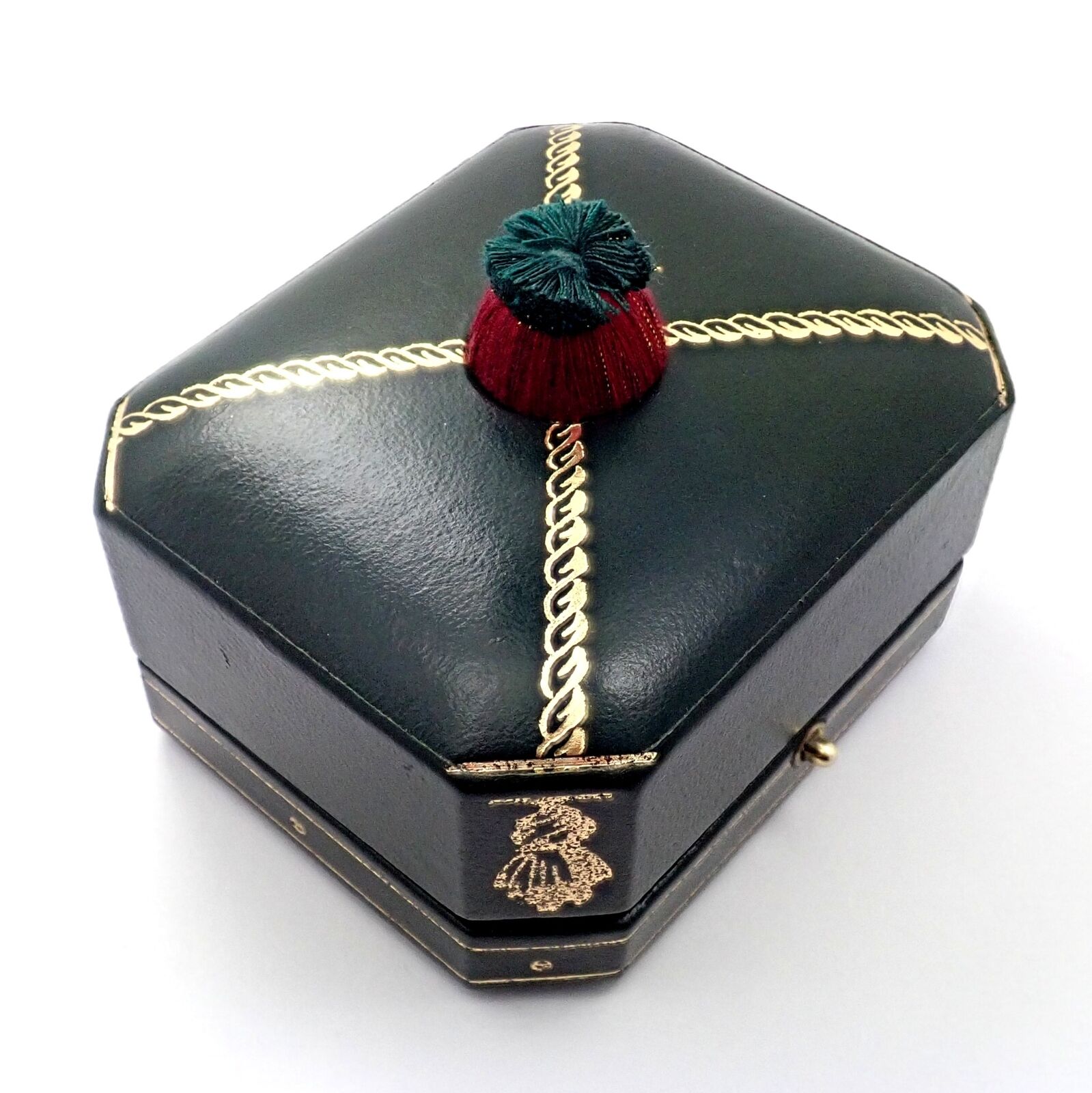 Elizabeth Gage 18k Yellow Gold Carved Green Tourmaline Enamel Lion Earrings - Luxury Statement Jewelry for Women, Perfect for Parties, Weddings & Special Occasions