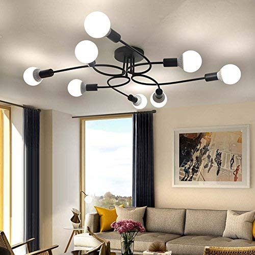 Modern Semi Flush Mount Ceiling Light Fixture - 32