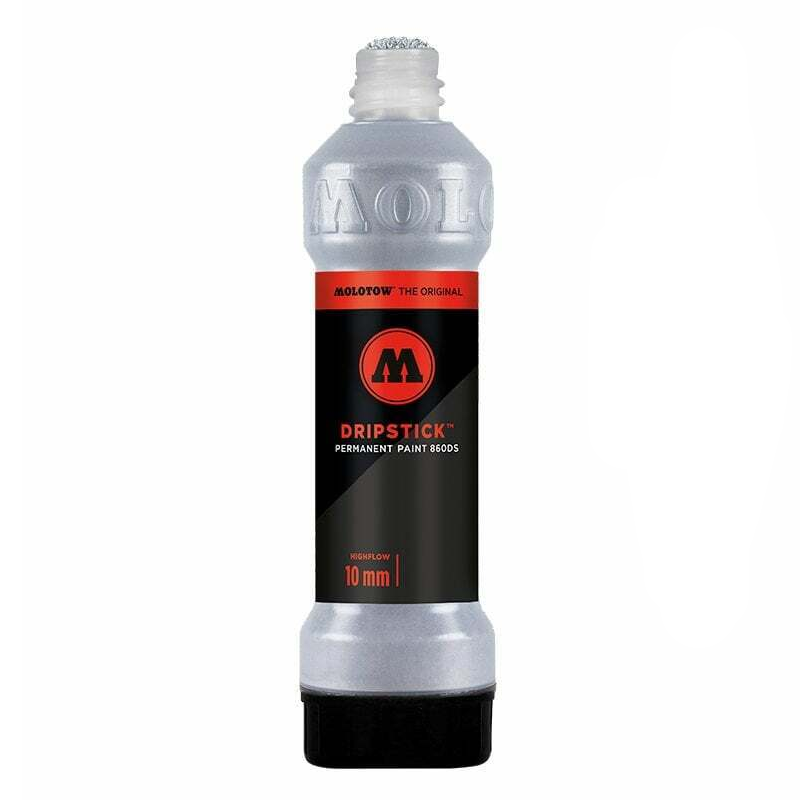 Molotow 860DS Dripstick Permanent Paint Marker - 10mm Tip, 70ml Ink | Ideal for Graffiti, DIY Projects, Signage & Artwork