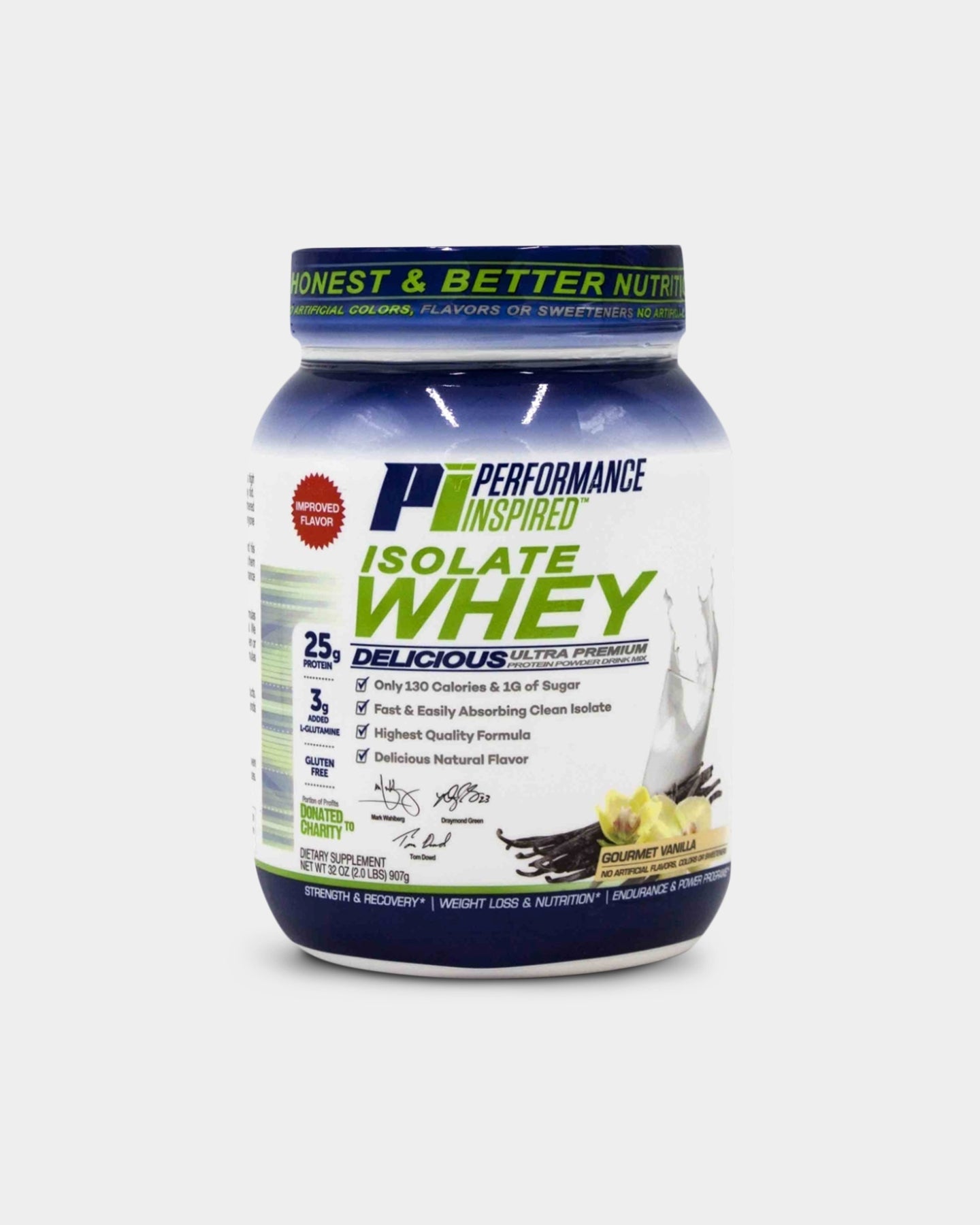 Performance Inspired Nutrition Isolate Whey Protein Powder - 24g Protein, Low Carb, Keto Friendly for Muscle Recovery & Post-Workout - Ideal for Gym, Weight Loss & Bodybuilding