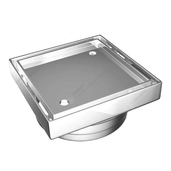 ART Australia Bermuda Standard Floor Waste Tile Insert - Chrome Plated Bathroom Drain Cover for Showers & Wet Areas