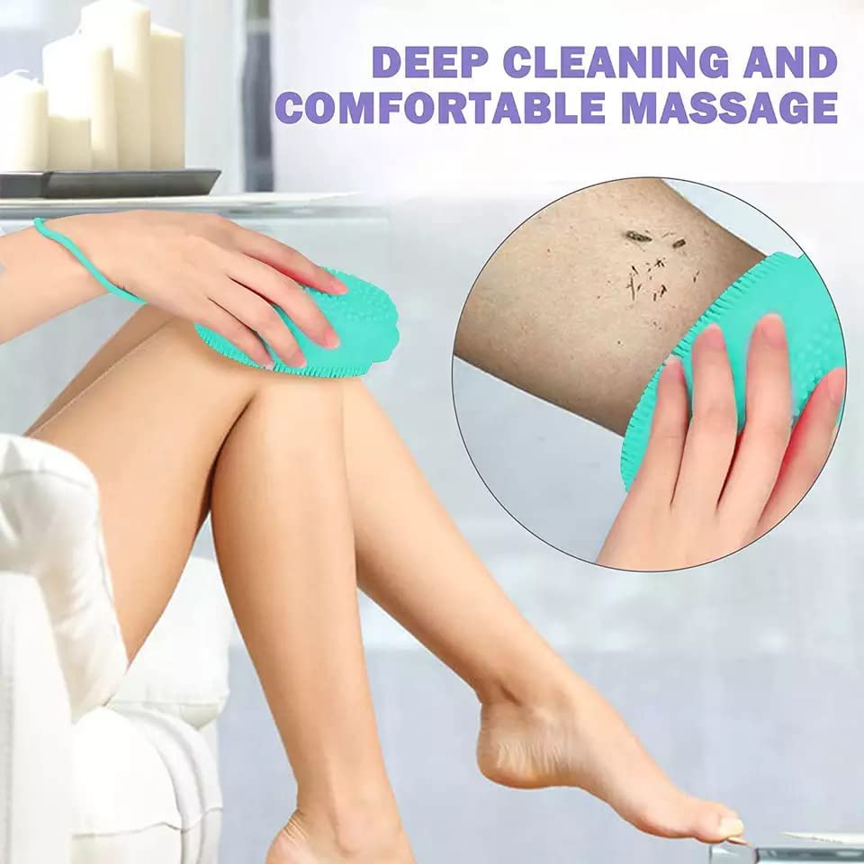 **Tanna Enterprise Silicone Bubble Bath Brush - Soft Body Scrubber & Massager for Relaxing Bath Time, Exfoliating & Cleansing (Multi-Color) - Perfect for Spa, Shower & Sensitive Skin Care**