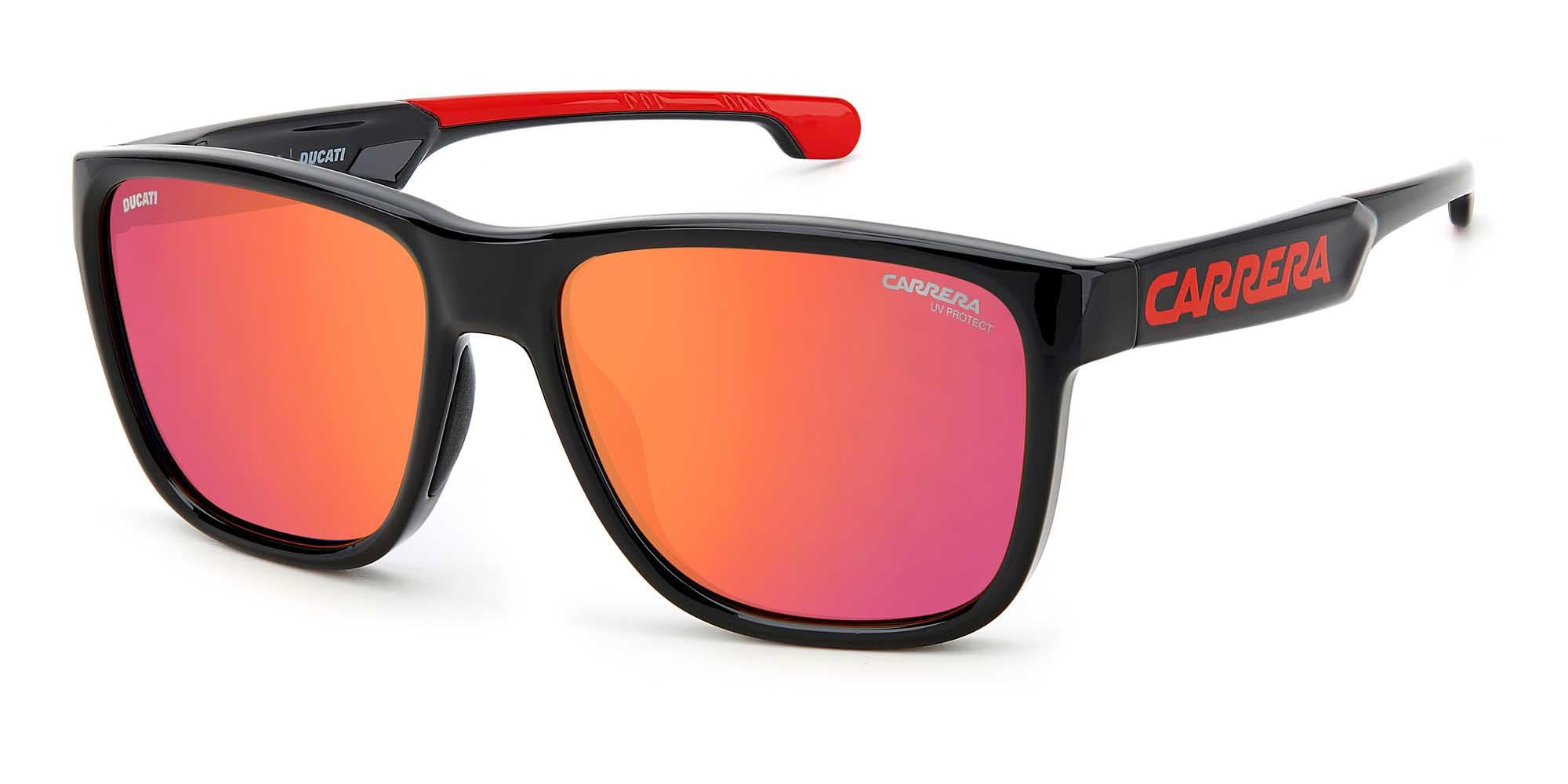 Ducati Carrera CARDUC 003/S Sunglasses - Motorcycle Racing Sunglasses for Men & Women - UV Protection Sport Shades for Cycling, Driving & Outdoor Activities